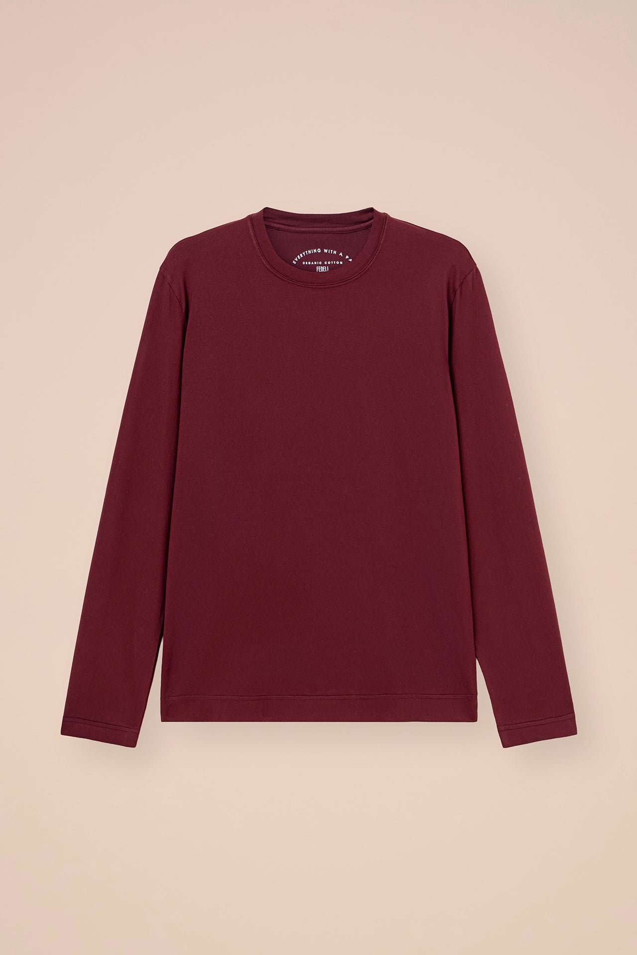 Extreme Organic Cotton Long Sleeve T-shirt - MERLOT
