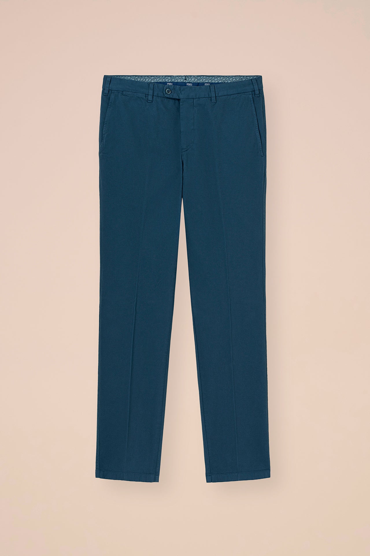 Boston pantaloni in cotone e cashmere - GREIGE