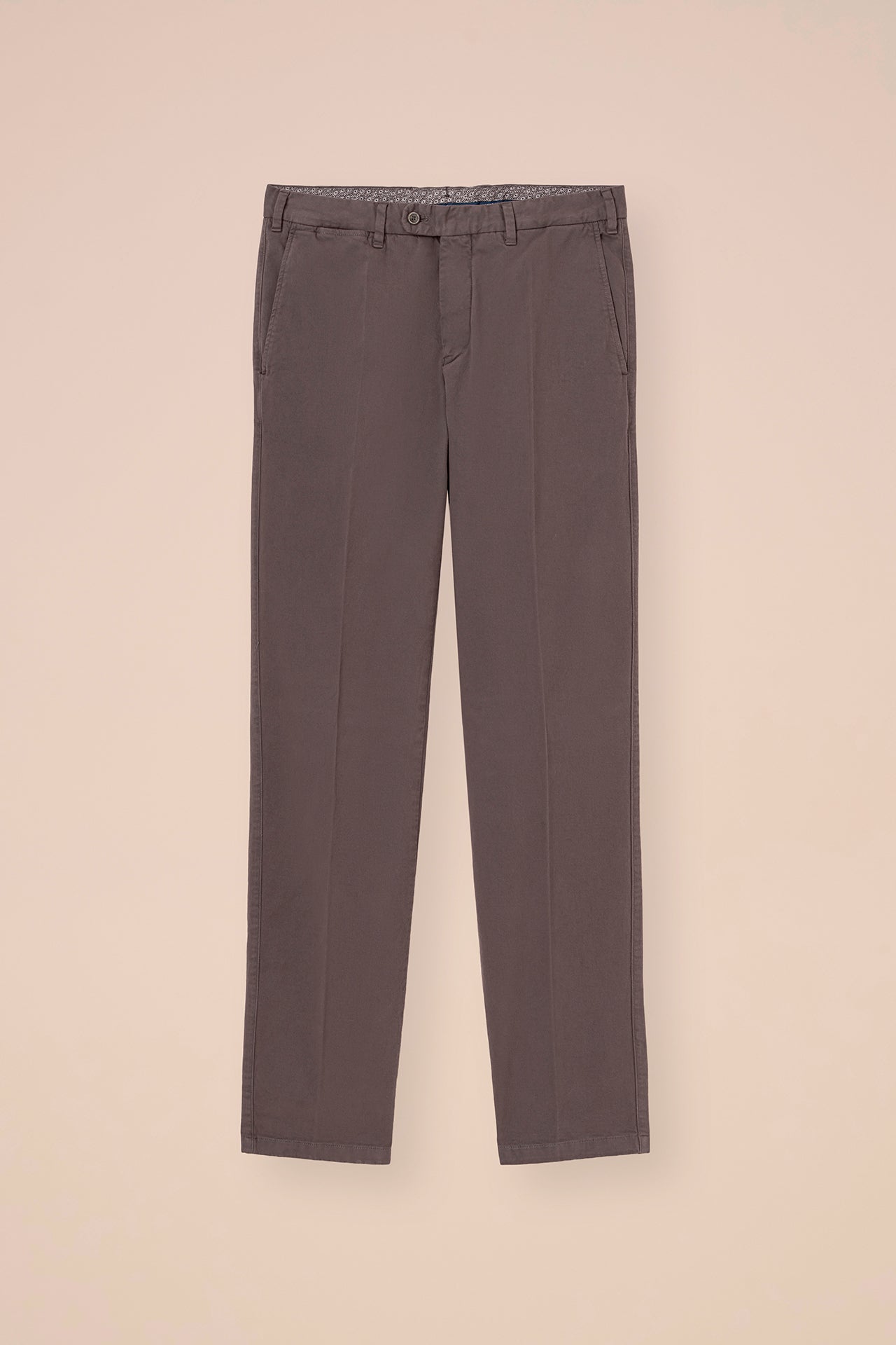 Boston pantaloni in cotone e cashmere - GREIGE