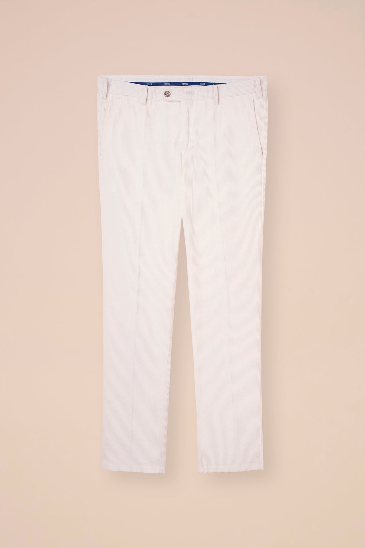 Boston pantaloni in velluto corduroy a coste - MIDNIGHTBLUE