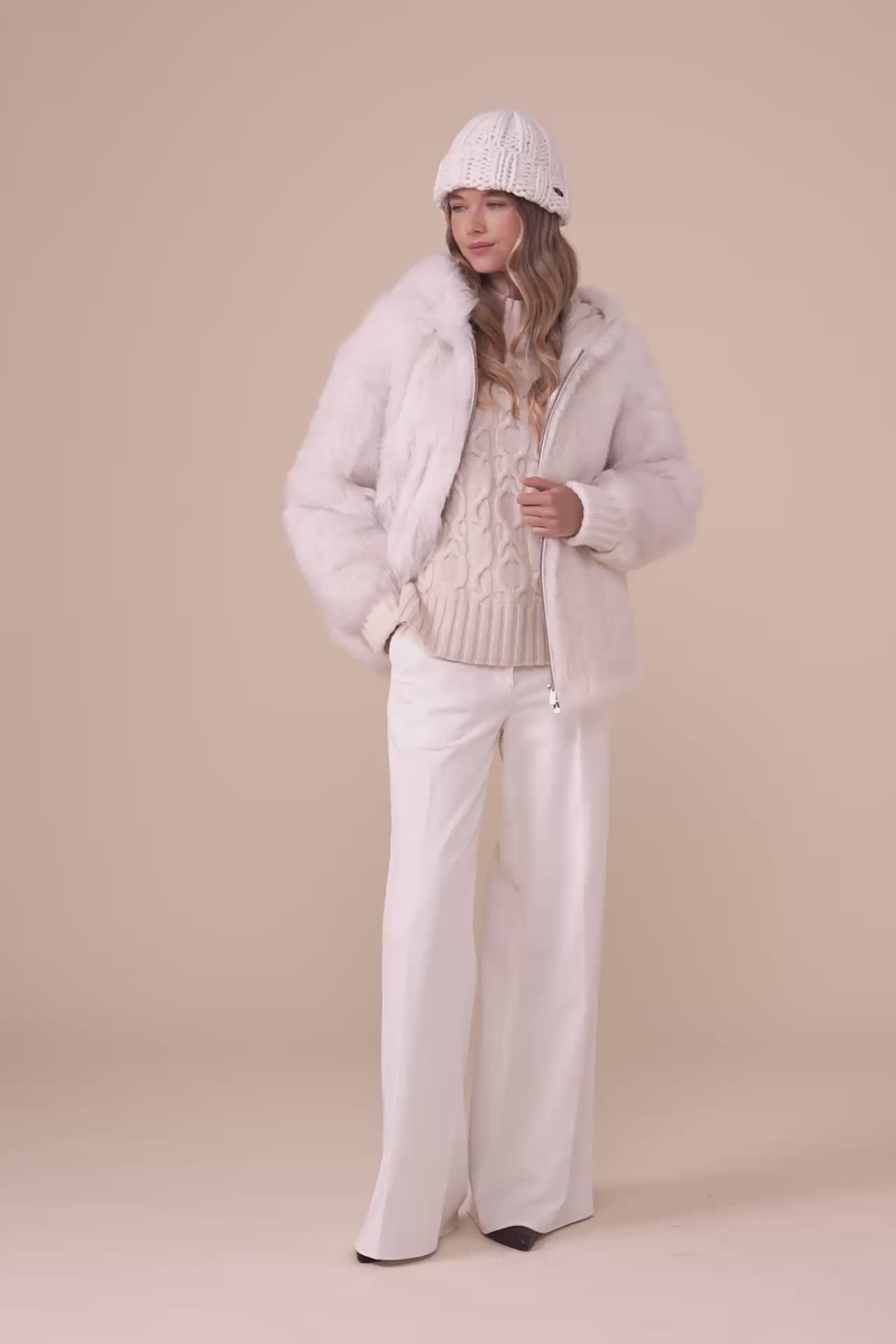 Calcedonio Biggie cappello in lana e cashmere fatto a mano - ICE