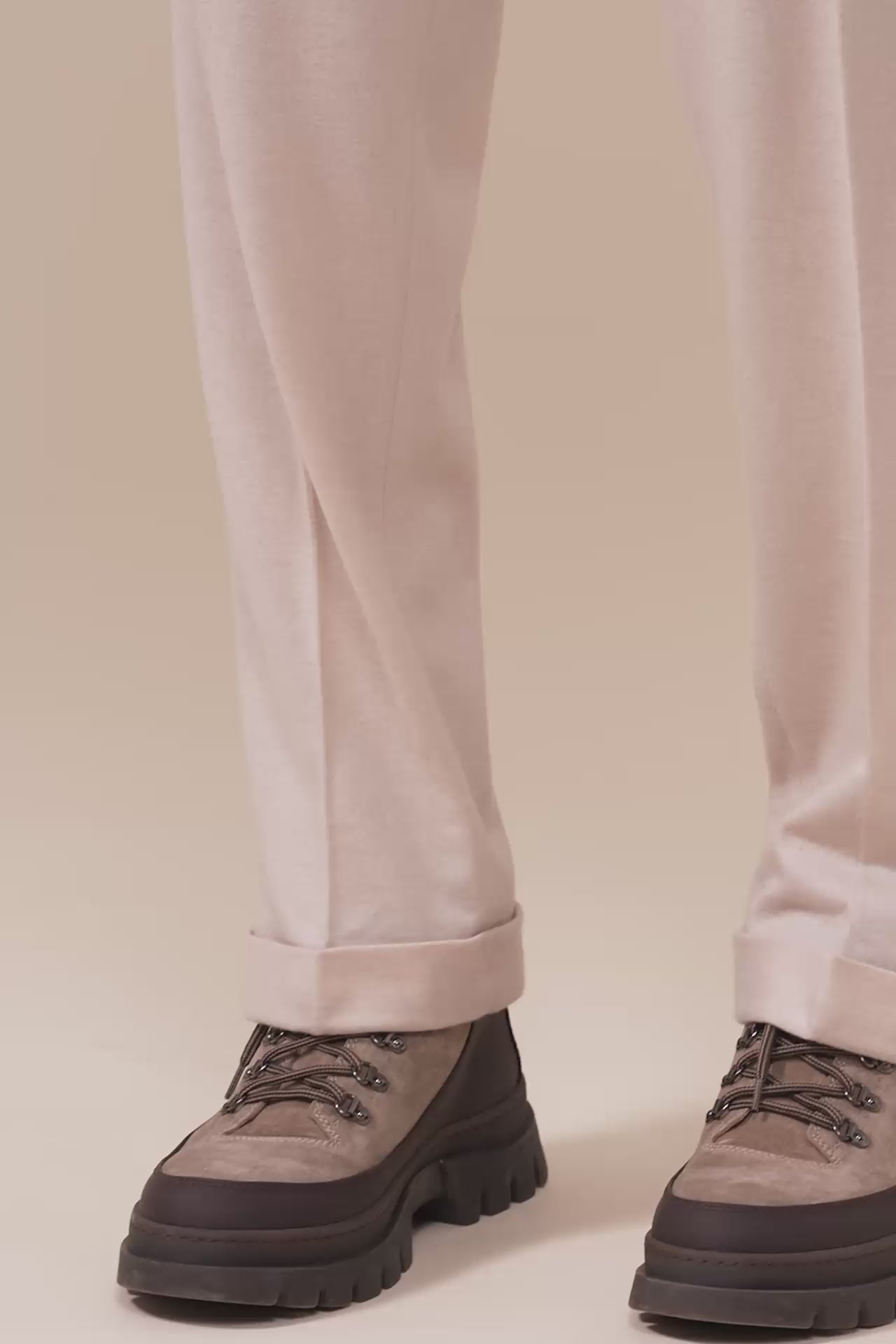 Crtistallo Suede Boots - COFFEE