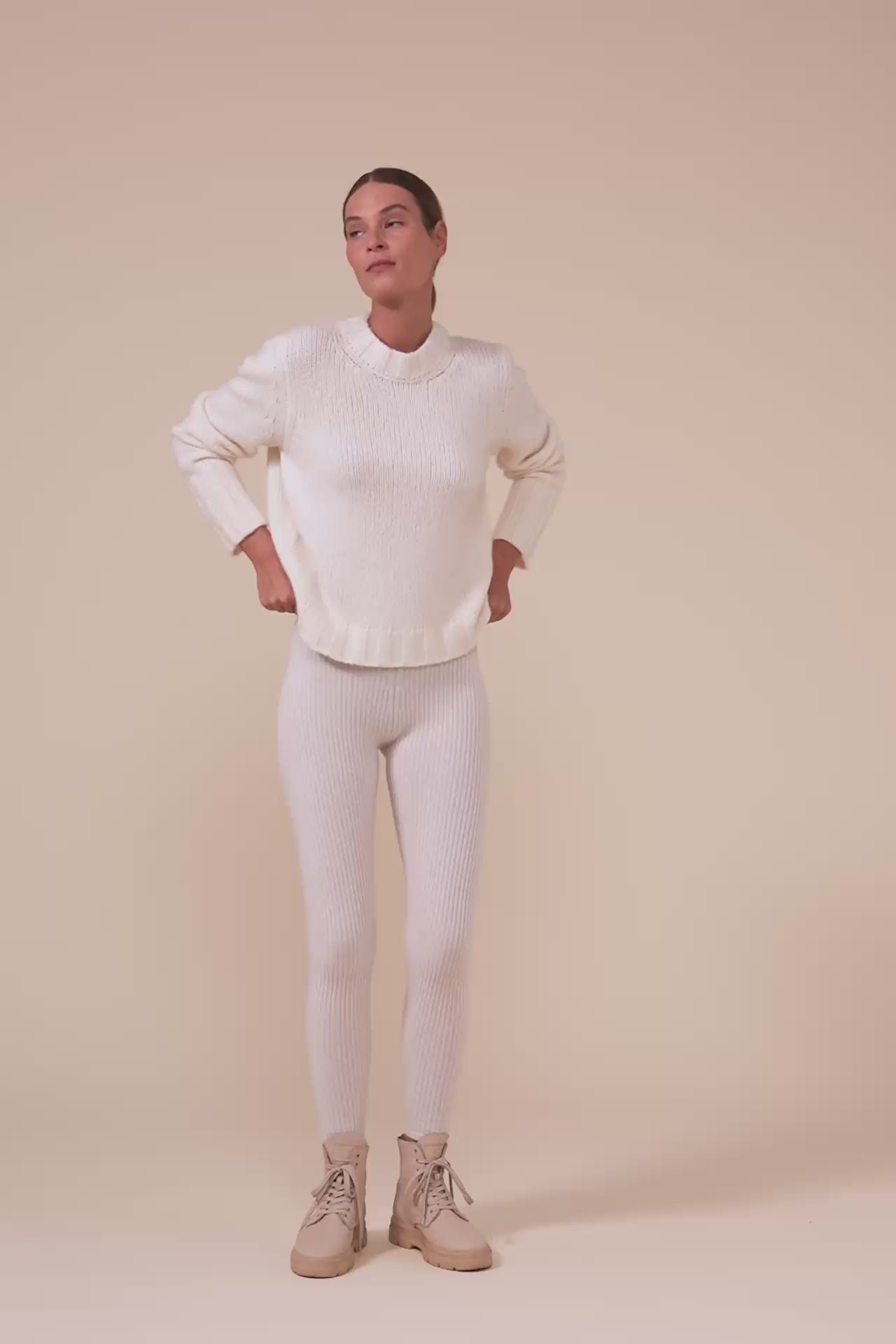 Ardenne Cashmere Leggings - ICE