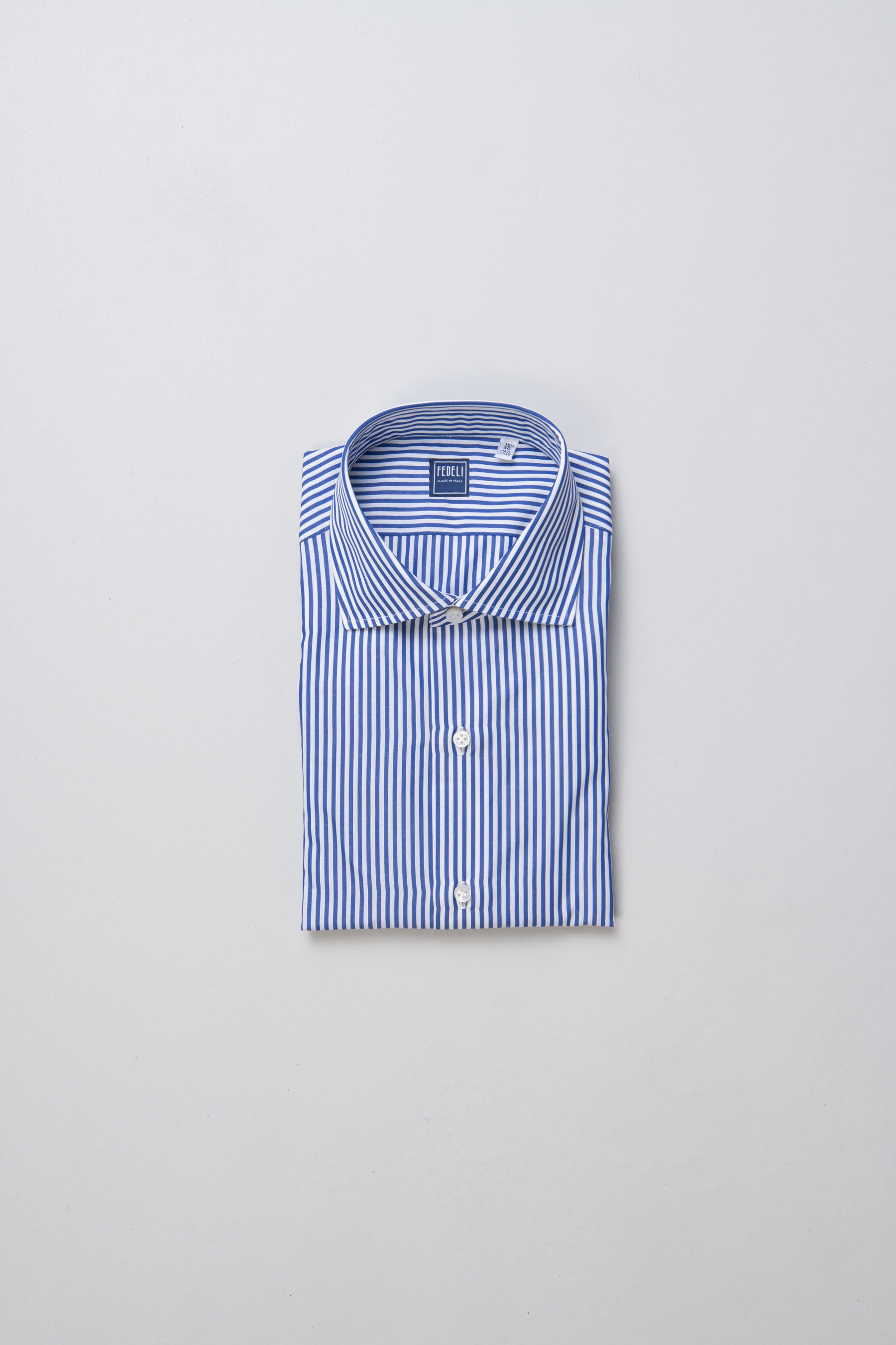 Cotton Fabric Belfast Shirt - WHITE
