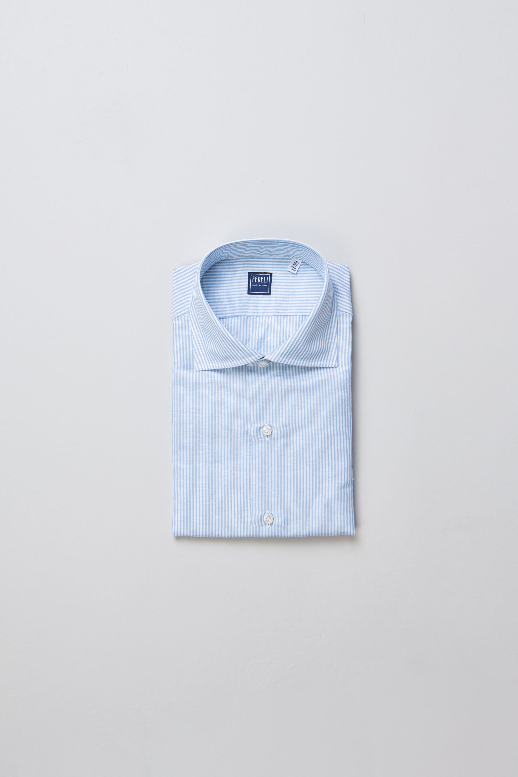 Cotton Fabric Dallas Shirt - LIGHTBLUE