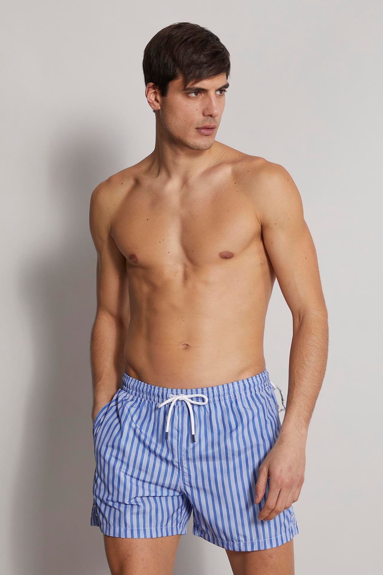 Madeira - the sustainable swim trunk - stripes pattern