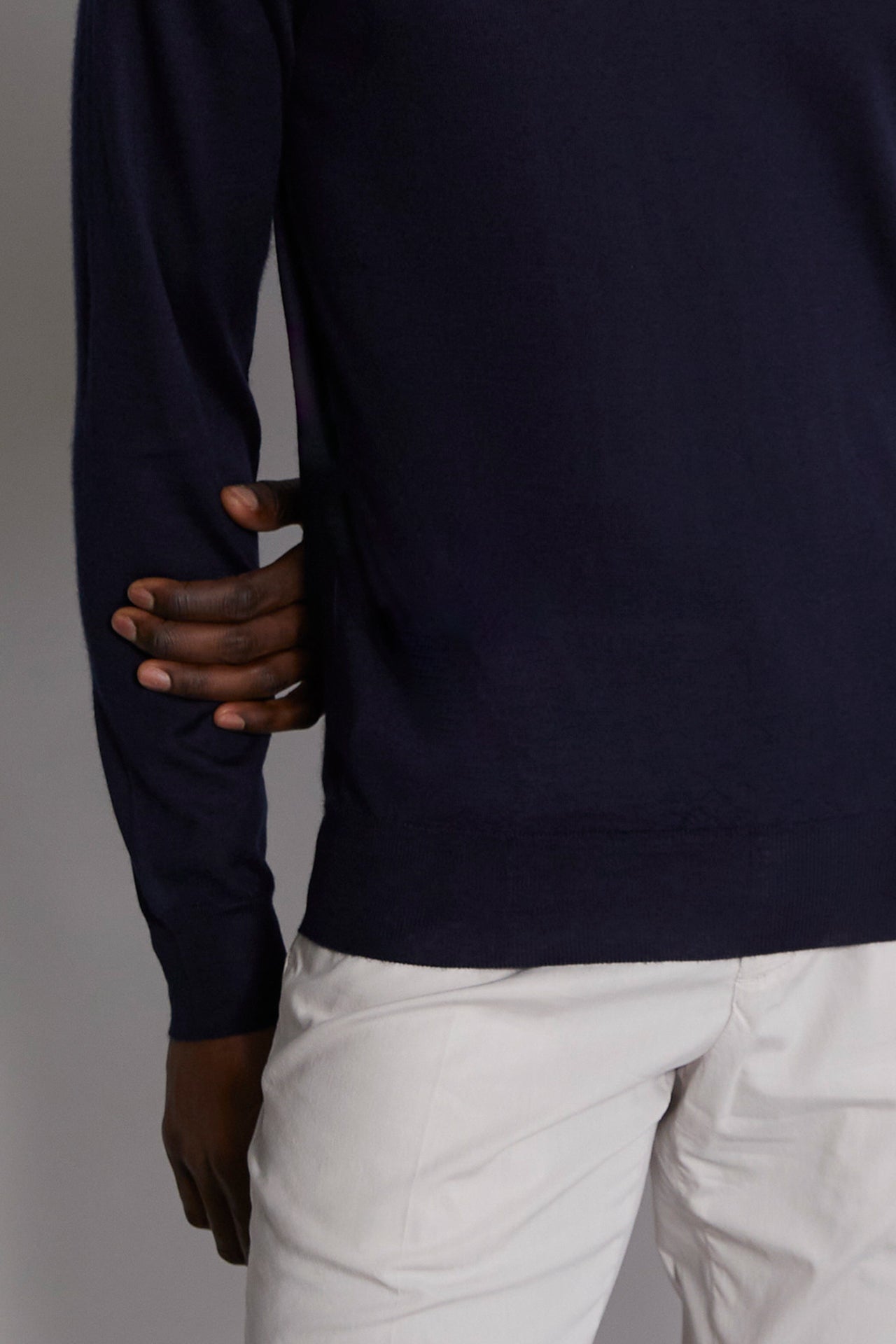 Sportman cashmere silk knitted polo in iconic colors