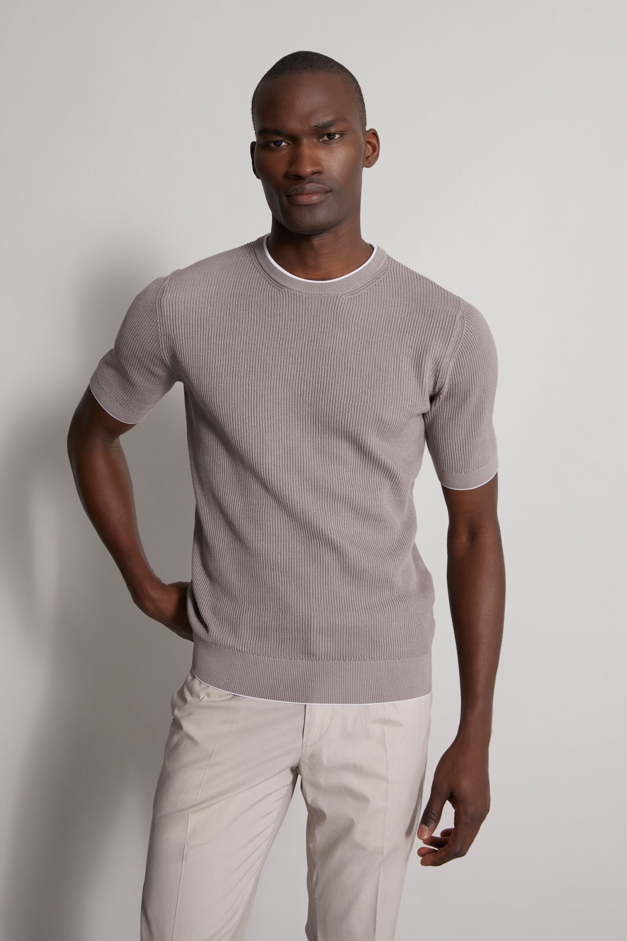 Scott Giza cotton knitted t-shirt