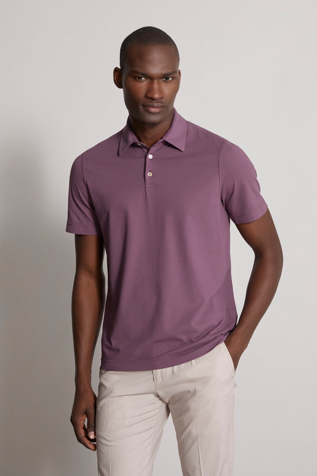 Alby Iconic cotton polo jersey