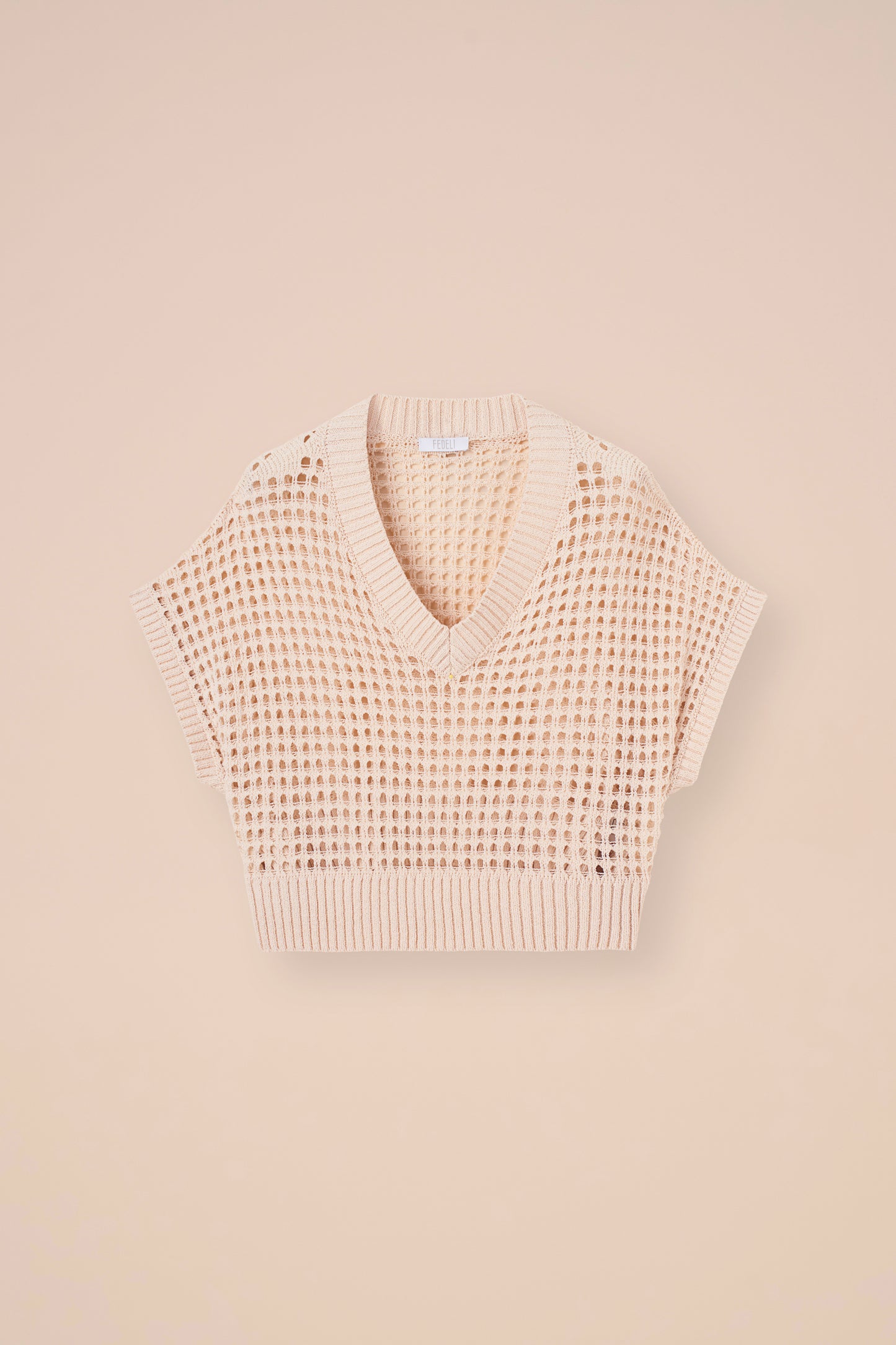 Lao Papiro Cotton Vest - CREAM