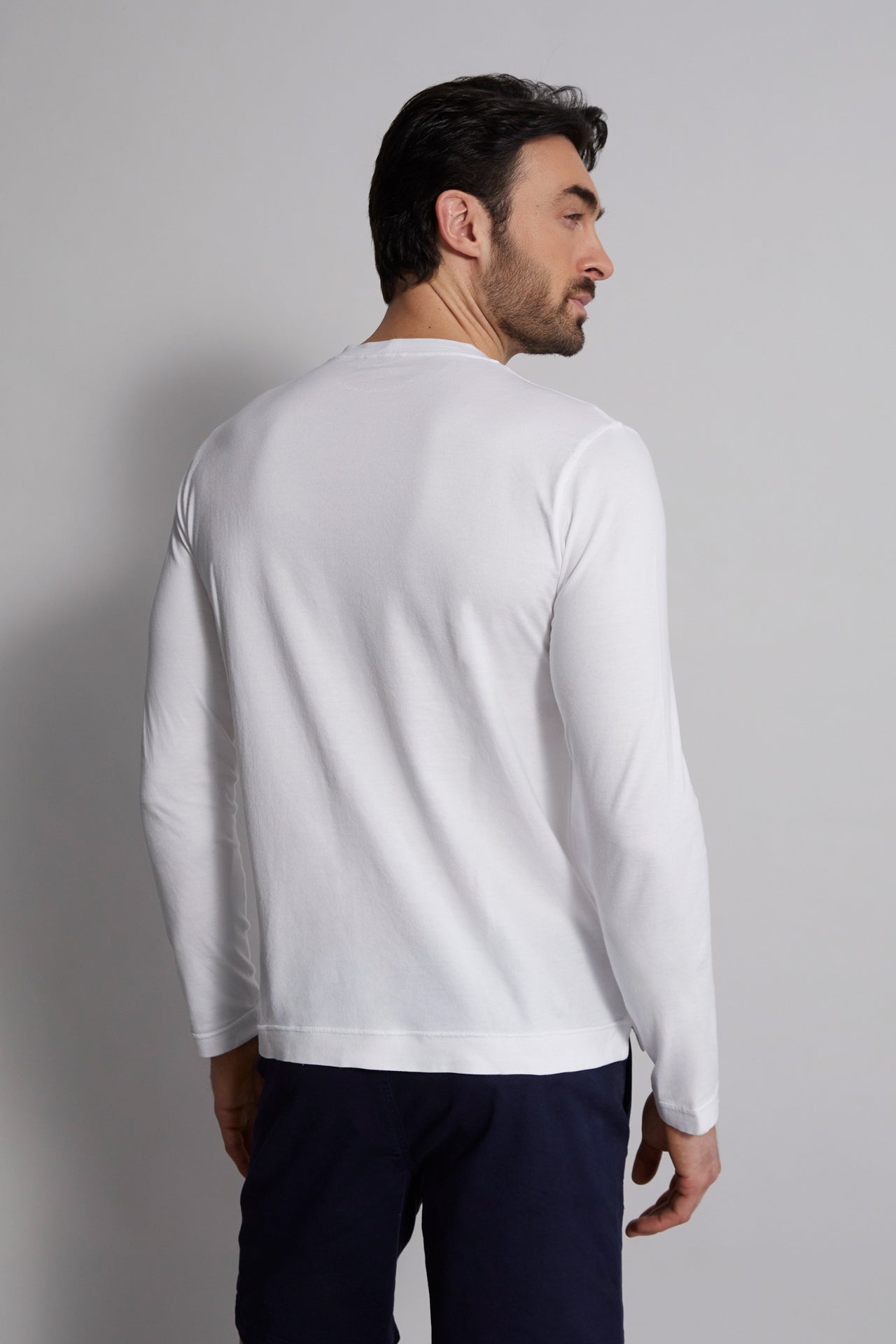 Men's Organic Cotton Long Sleeve T-Shirt - Iconic - Fedeli