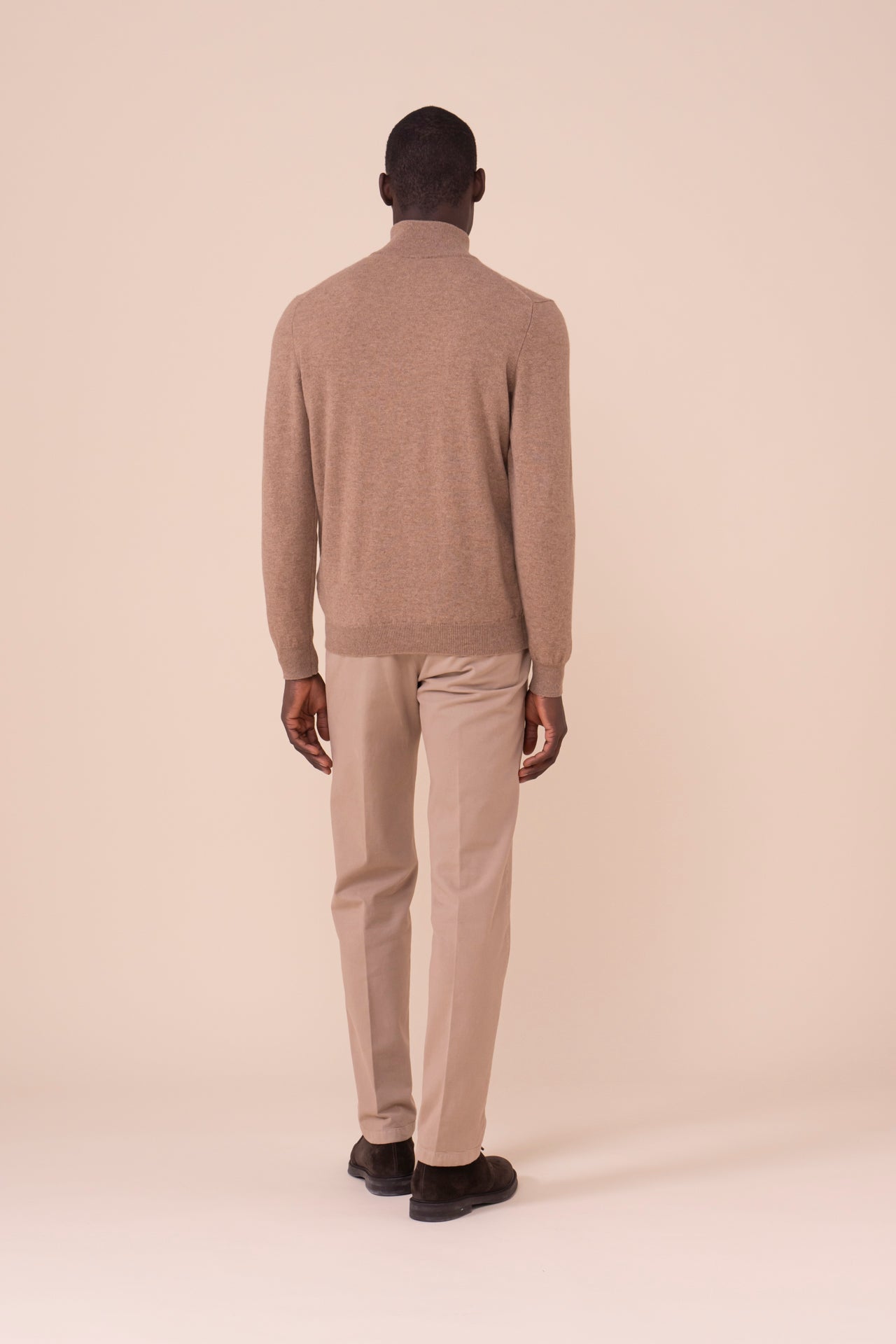 Favonio maglia con mezza zip in cashmere nei colori iconici - CORDA