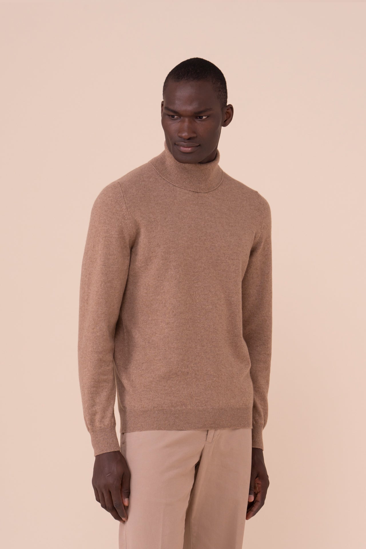 Derby Cashmere Turtleneck in iconic colors - MIDNIGHTBLUE