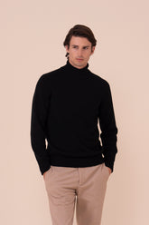 Derby Saddler maglia dolcevita in cashmere nei colori iconici