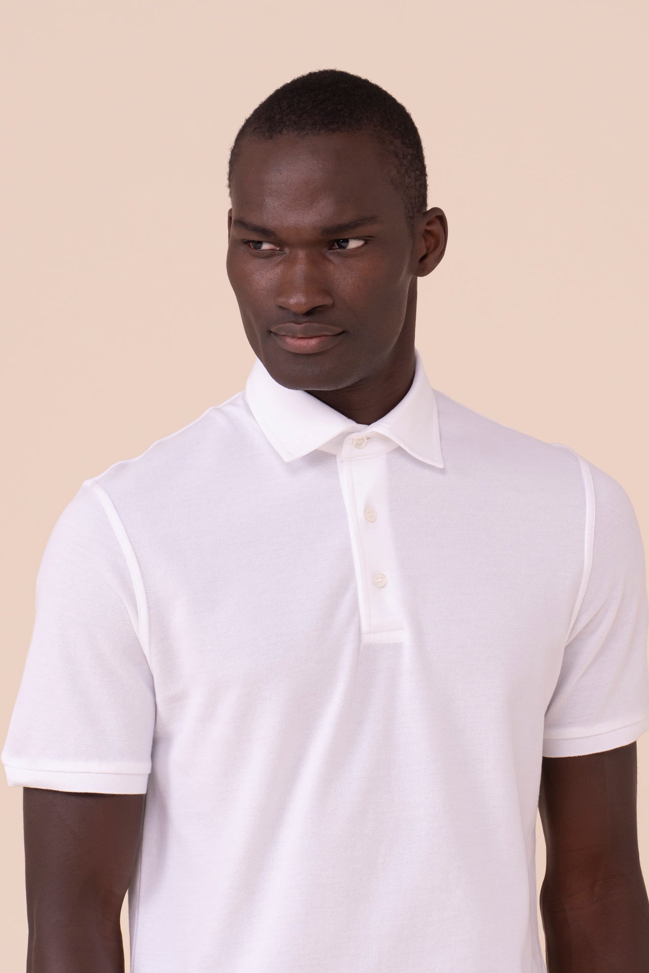 North Piquet Short Sleeve Polo in iconic colors - WHITE