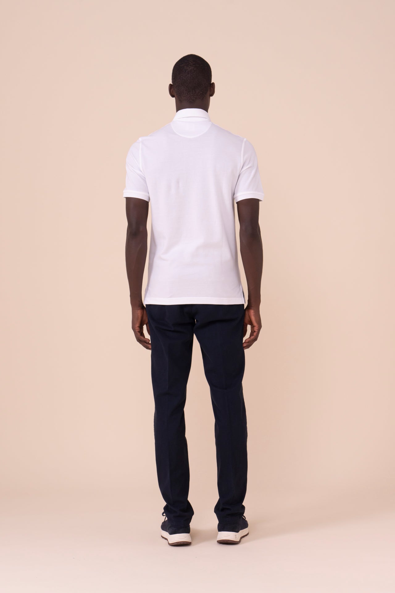 North Piquet Short Sleeve Polo in iconic colors - WHITE
