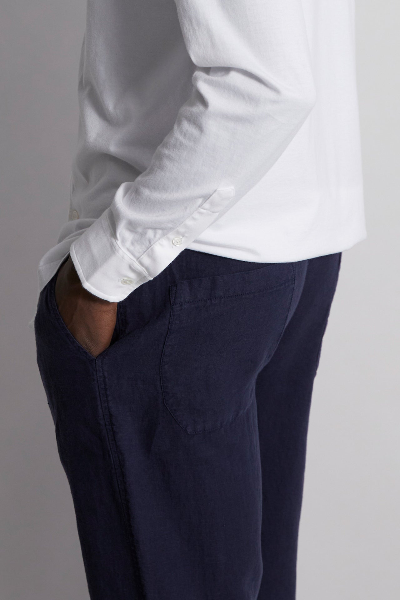 Bonifacio linen coulisse pants