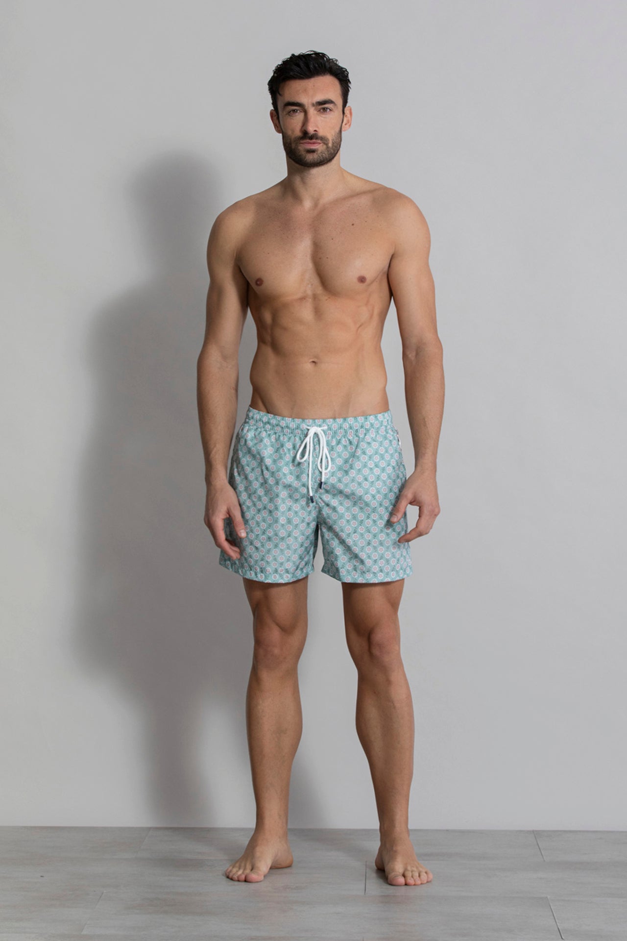 Madeira - the sustainable swim trunk - flor pattern