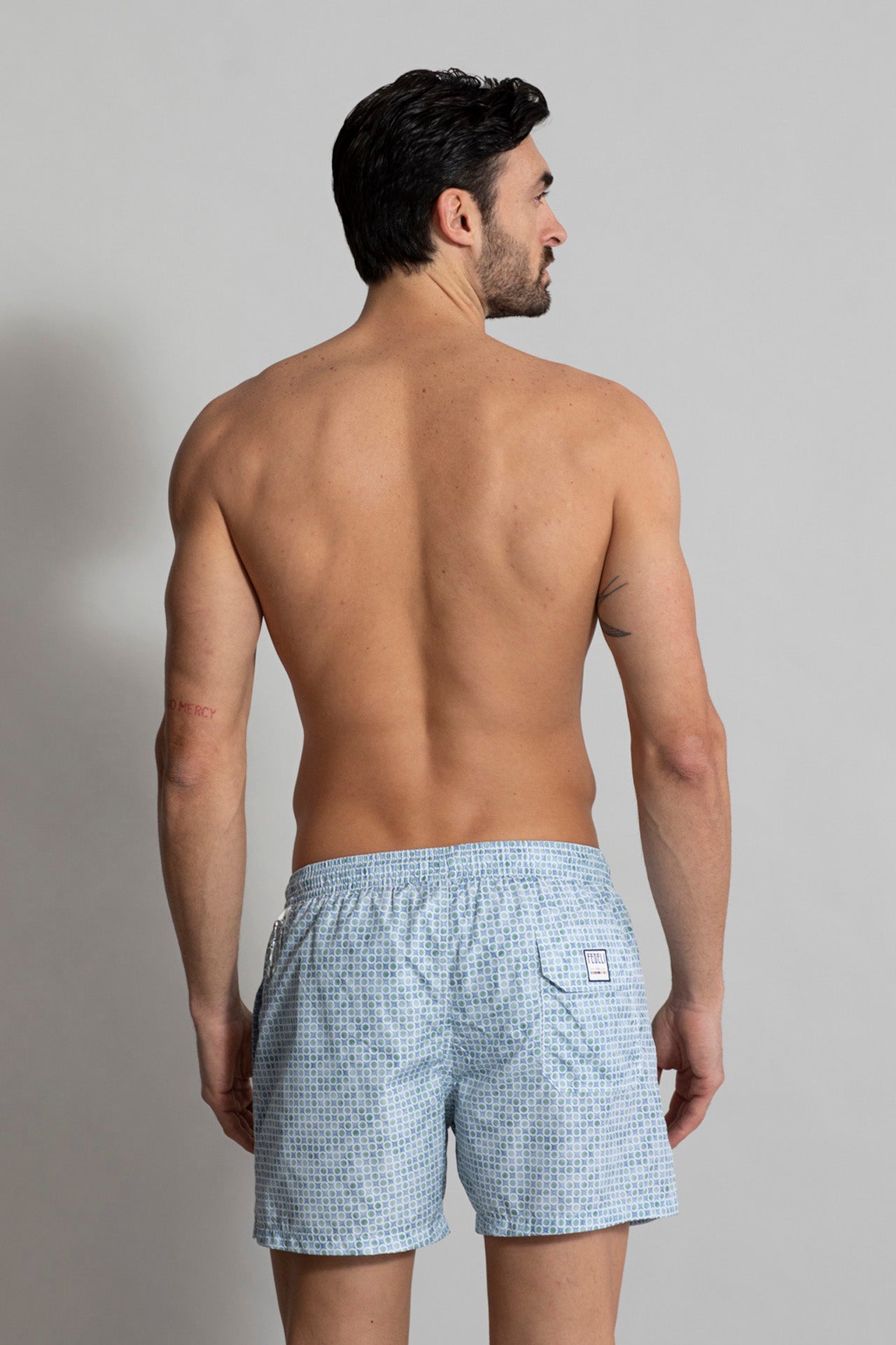 Madeira - the sustainable swim trunk - pool pattern