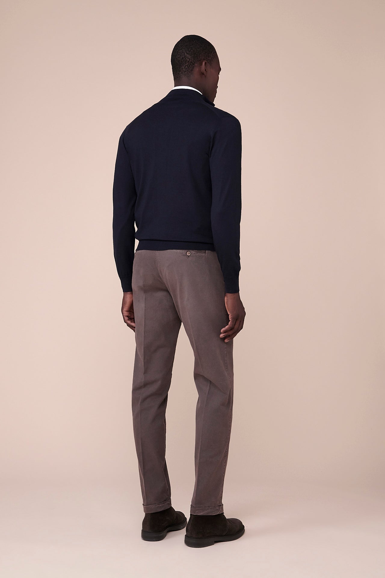Cashmere Cardigan in iconic colors - MIDNIGHTBLUE