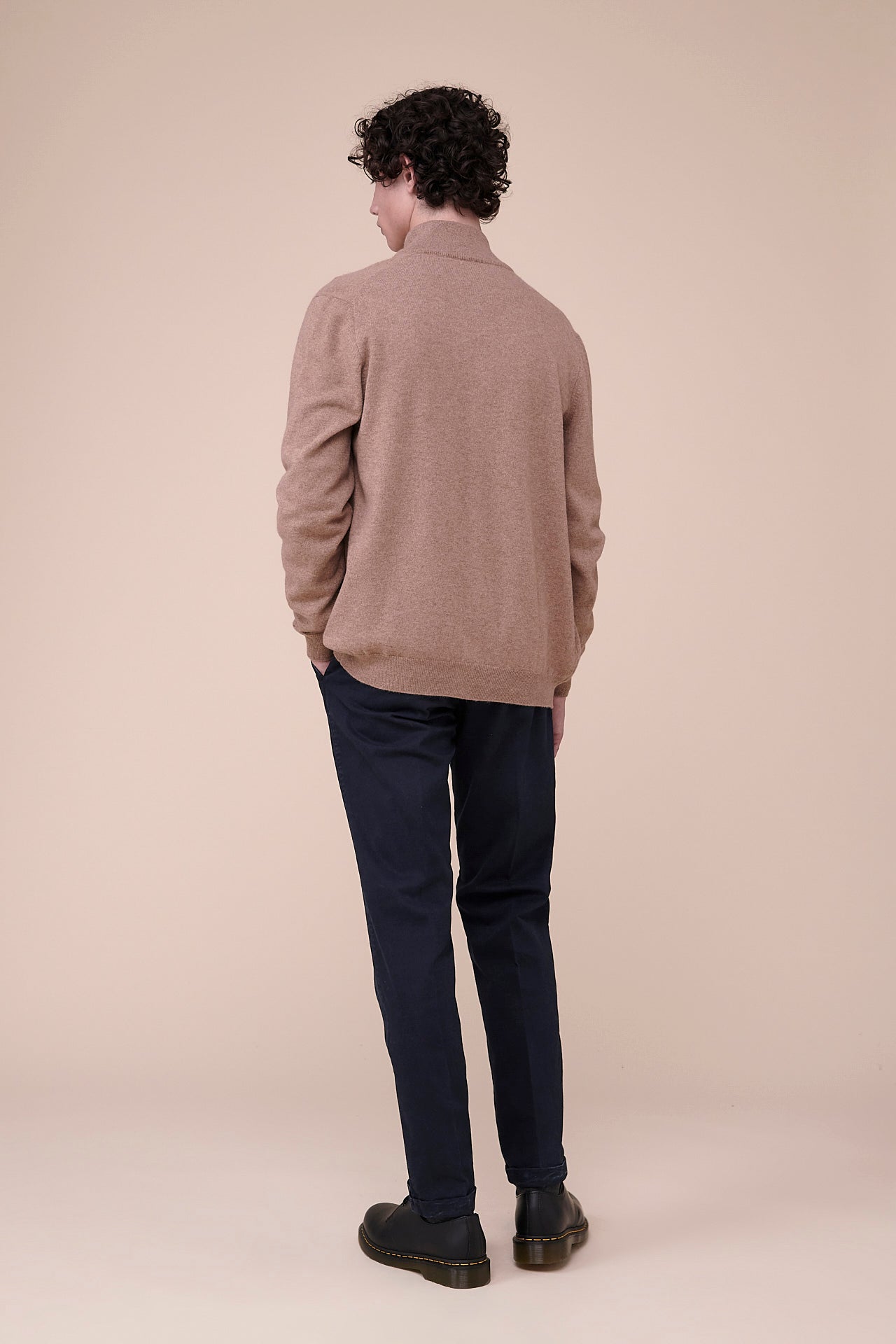 Favonius Cashmere Fully Buttoned Sweater in iconic colors - CORDA