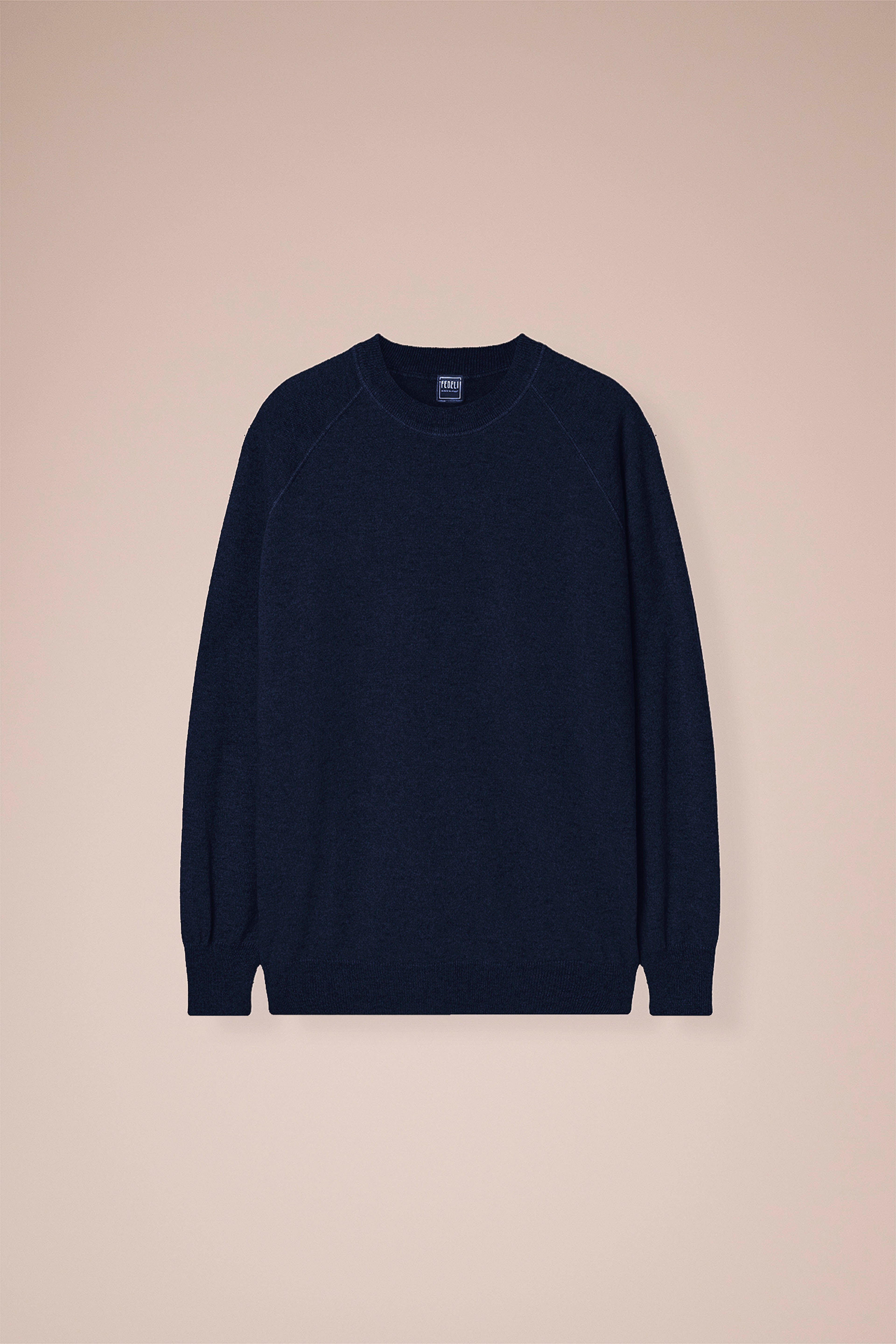 Argentina Tiger maglia girocollo in cashmere nei colori iconici
