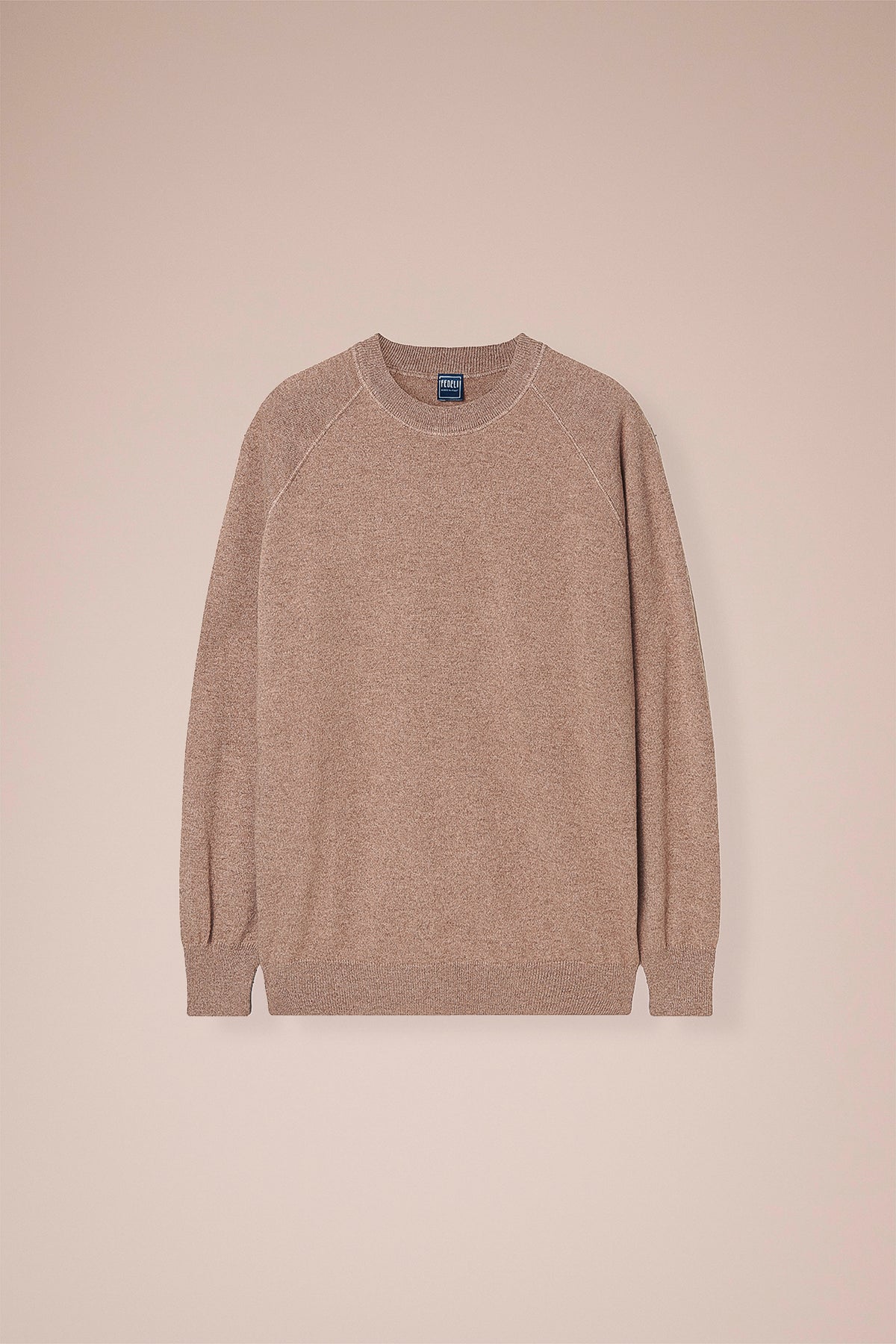 Argentina Tiger maglia girocollo in cashmere nei colori iconici