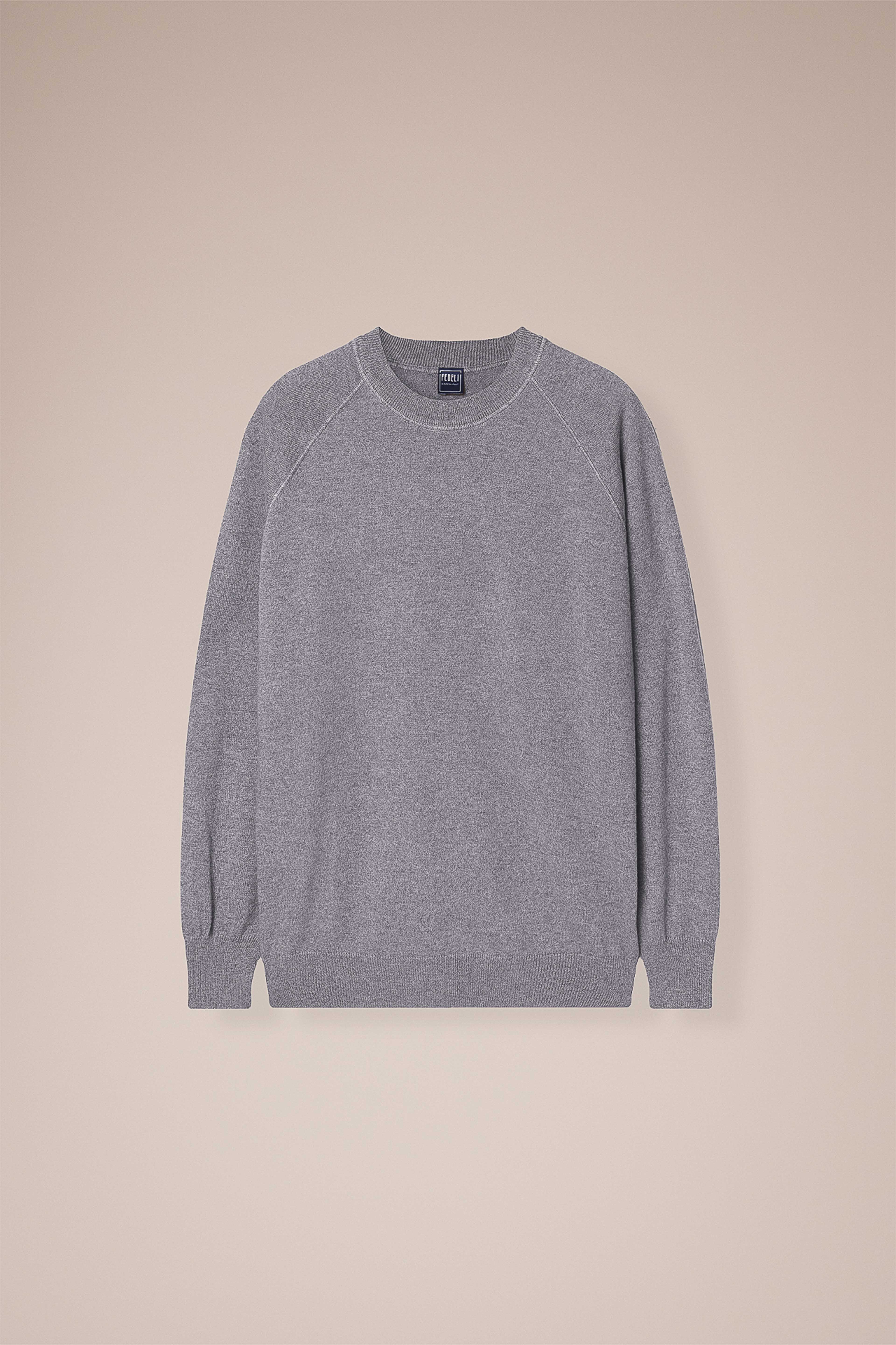 Argentina Tiger maglia girocollo in cashmere nei colori iconici