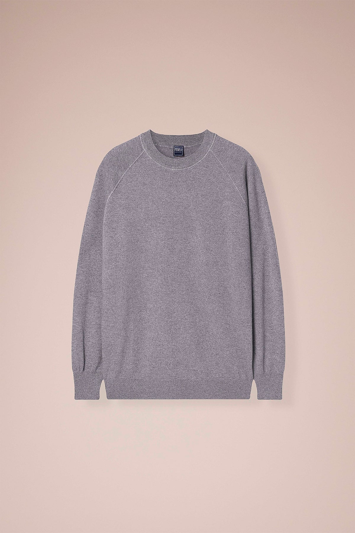 Argentina Tiger maglia girocollo in cashmere nei colori iconici