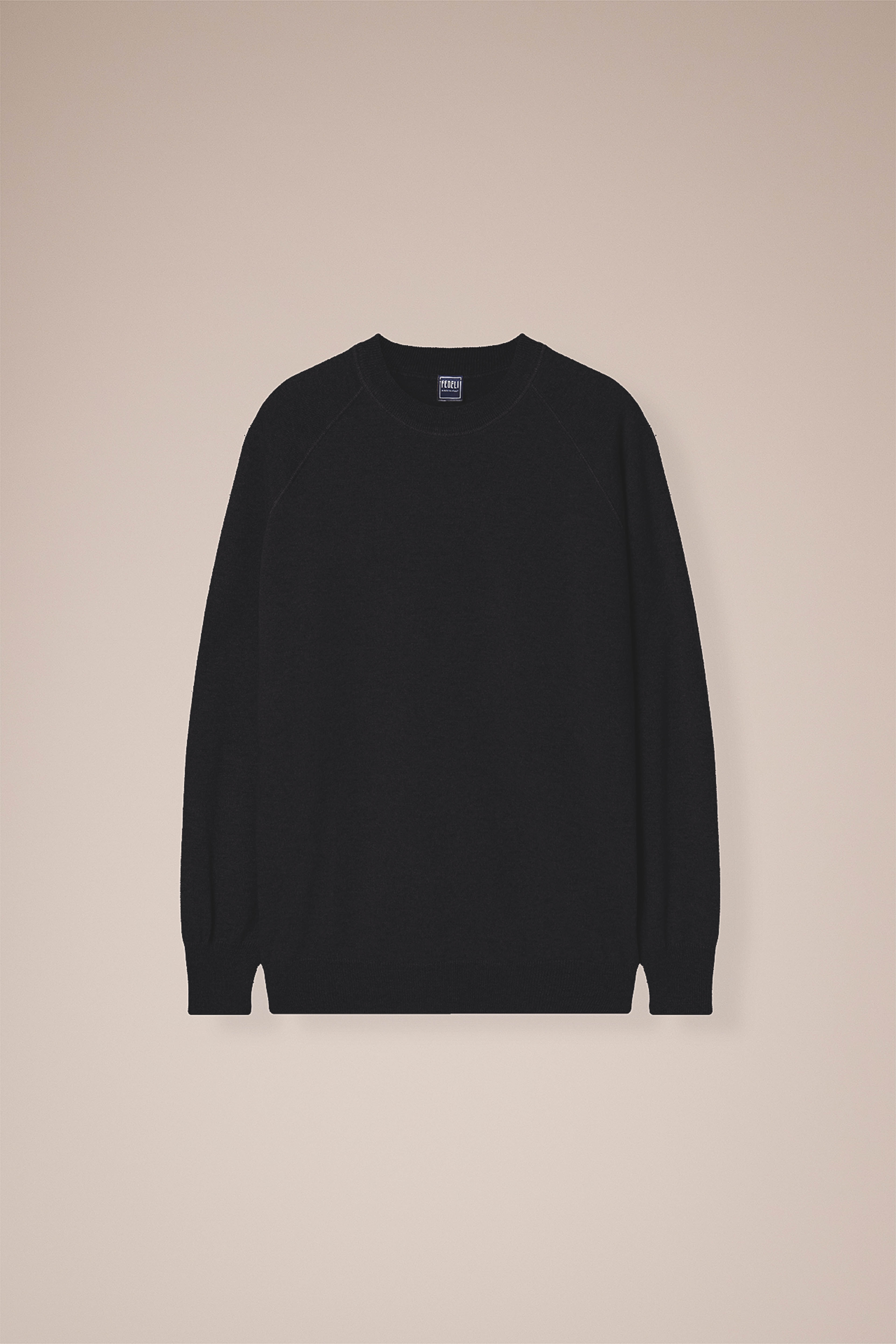 Argentina Tiger maglia girocollo in cashmere nei colori iconici