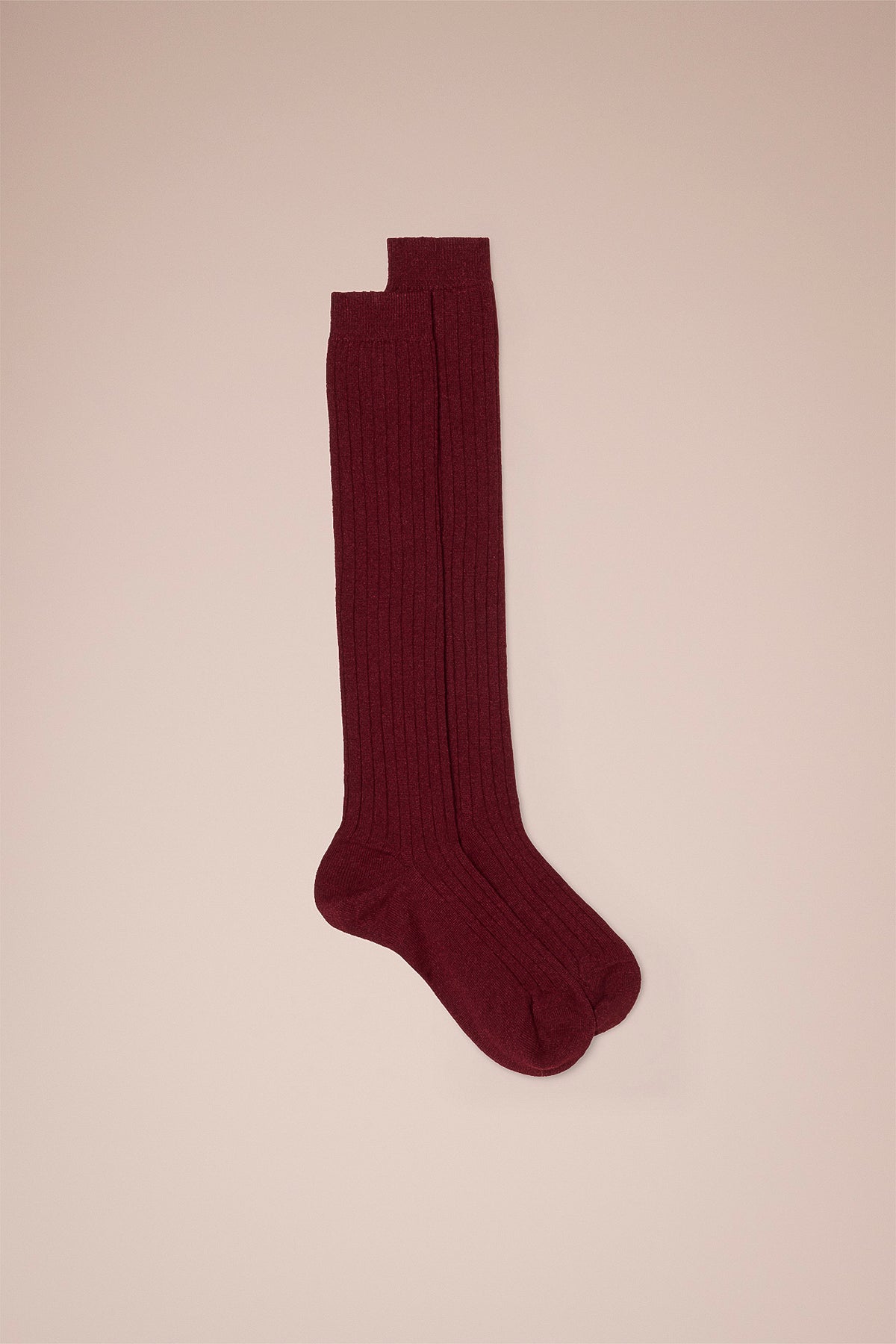 Calzini di cashmere in maglia inglese