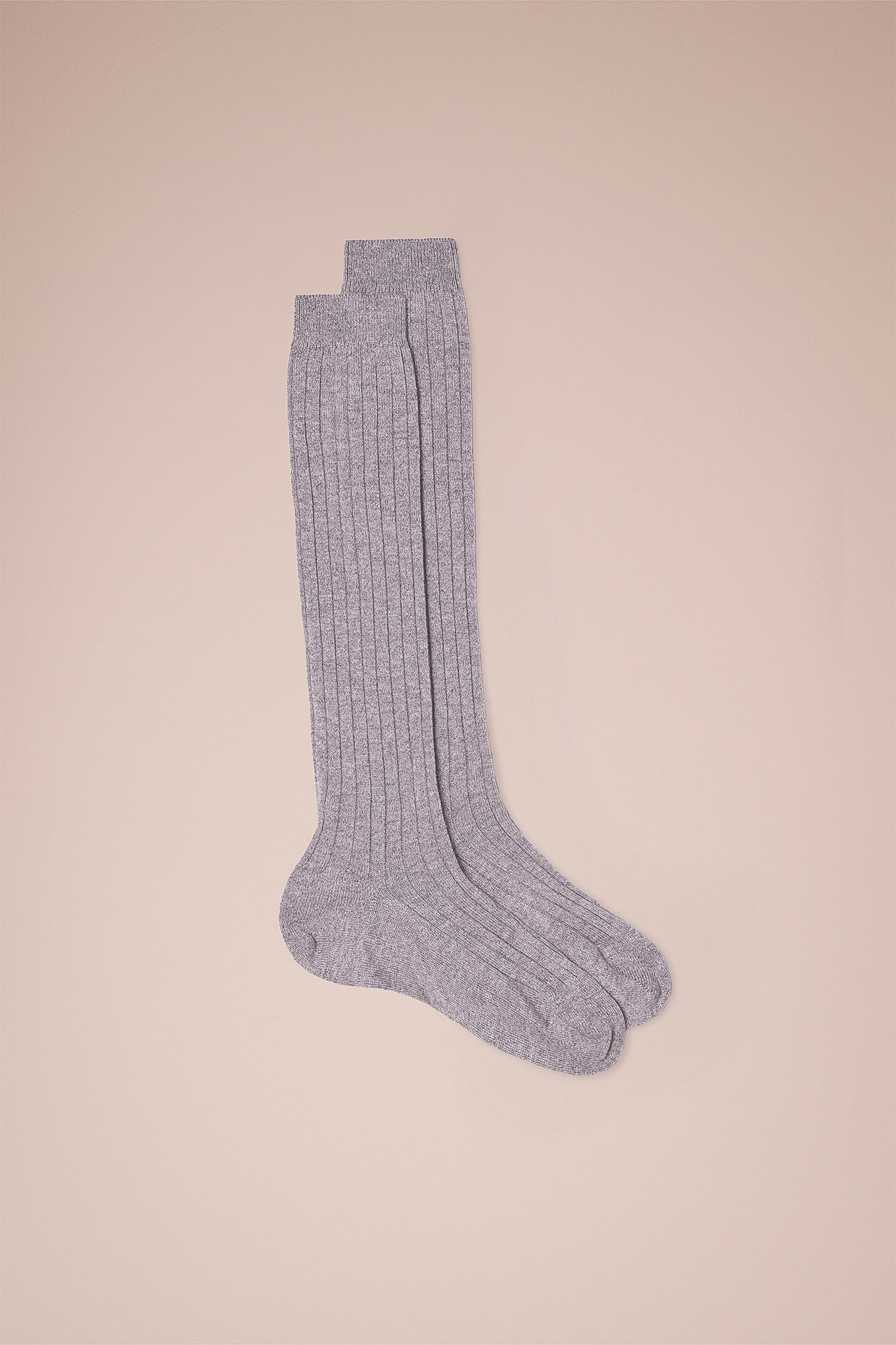 Calzini di cashmere in maglia inglese