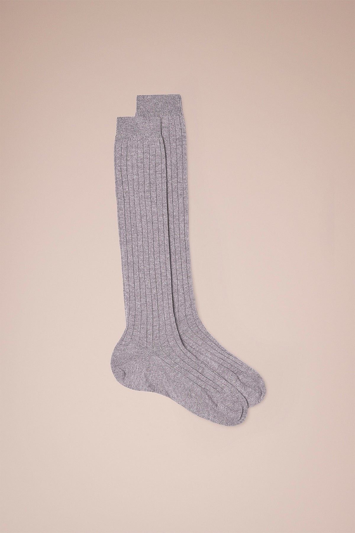 Calzini di cashmere in maglia inglese