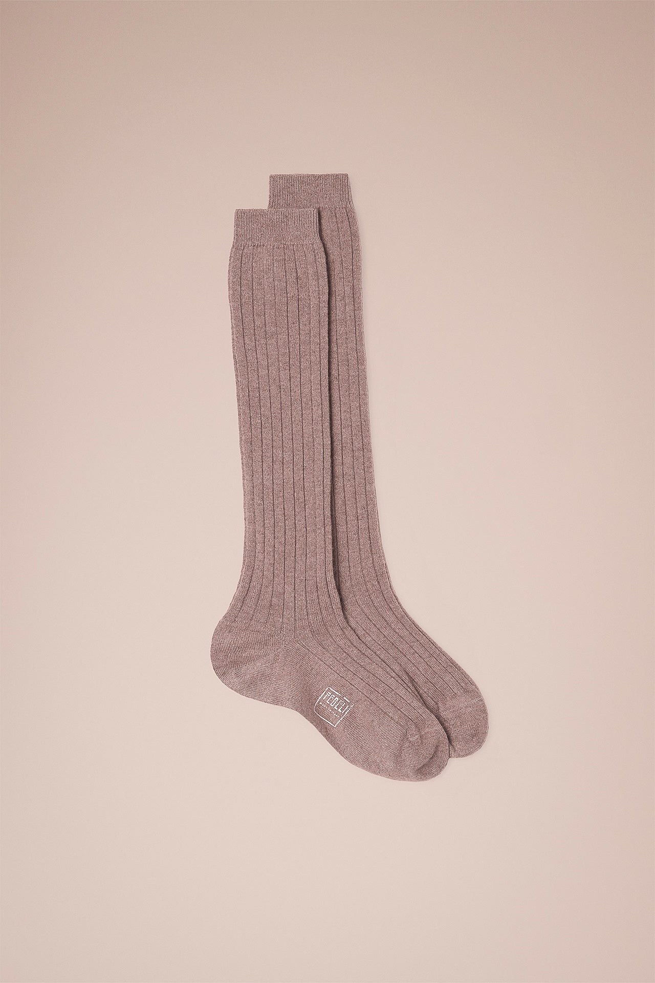 Calzini di cashmere in maglia inglese