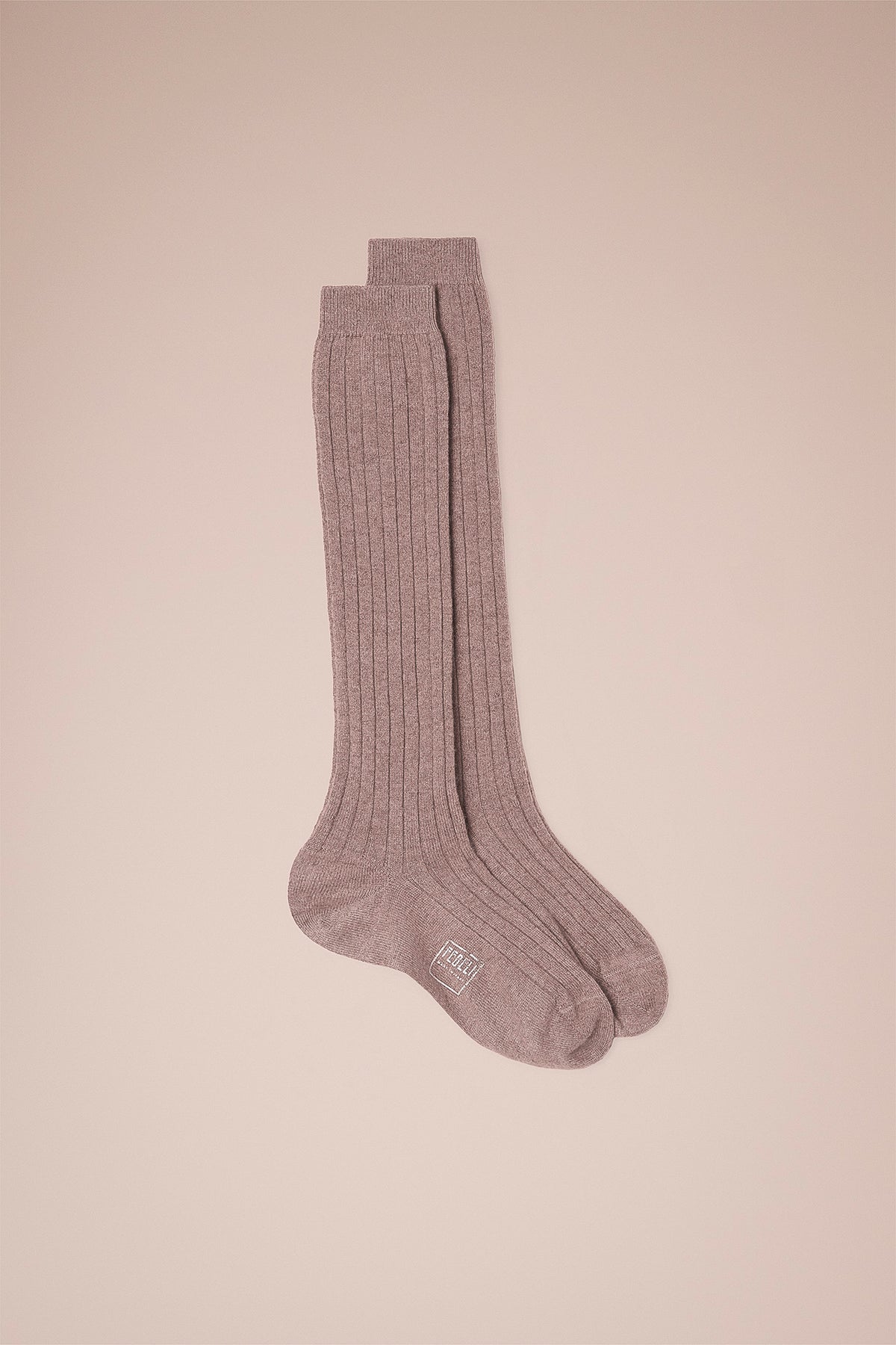 Calzini di cashmere in maglia inglese