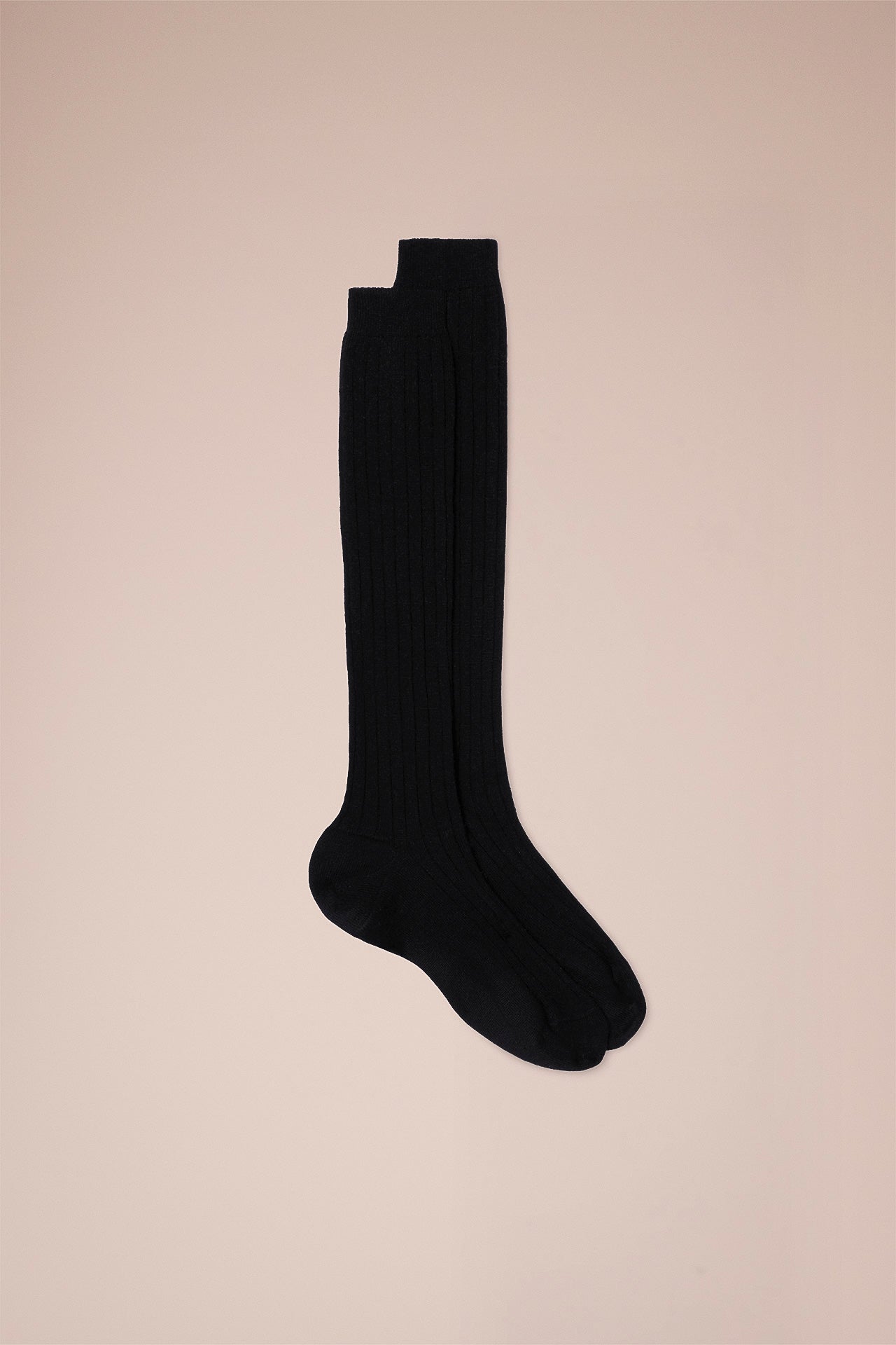 Cashmere Knit Socks - MIDNIGHTBLUE
