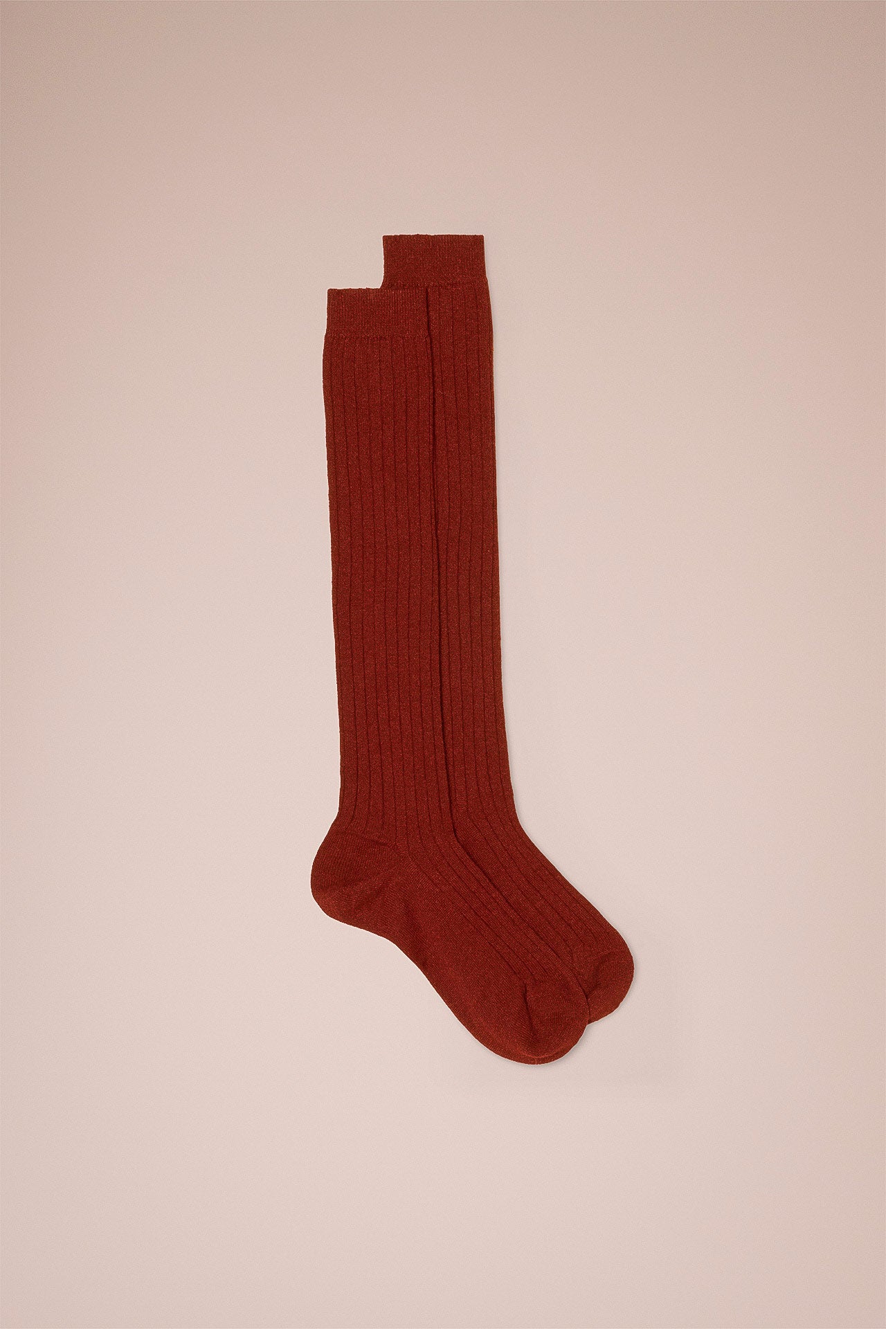 Calzini di cashmere in maglia inglese