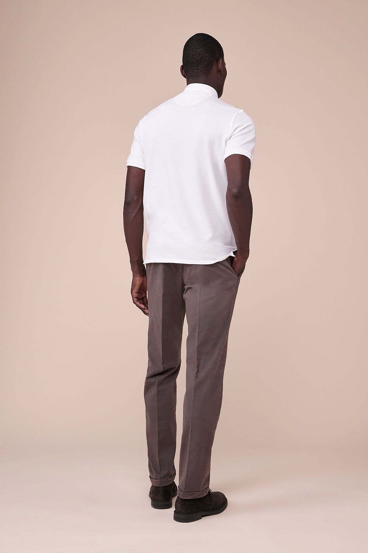 North Organic Piquet Polo in iconic colors - WHITE