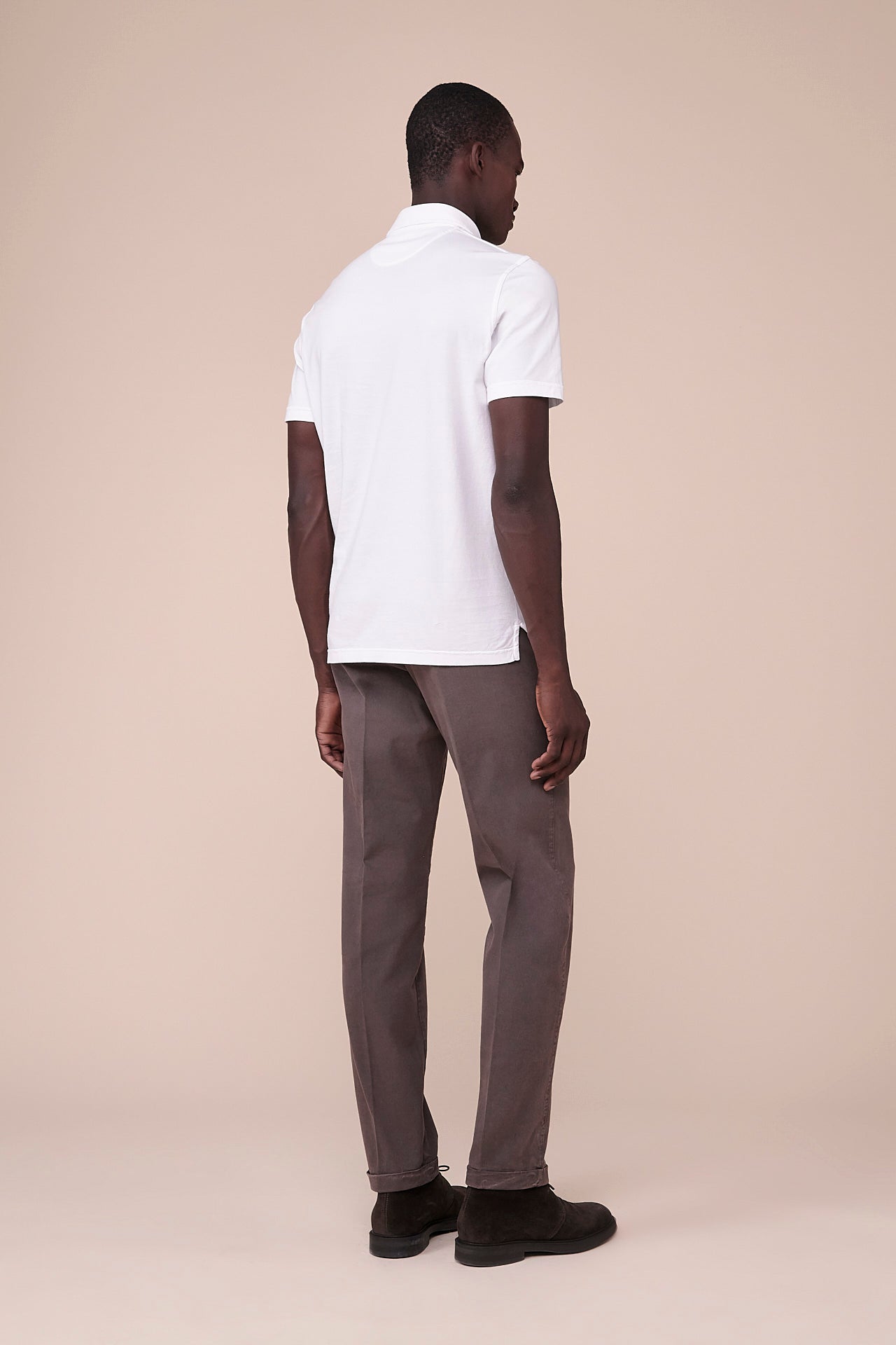 Zero Organic Cotton Short Sleeve Polo Shirt in iconic colors - WHITE