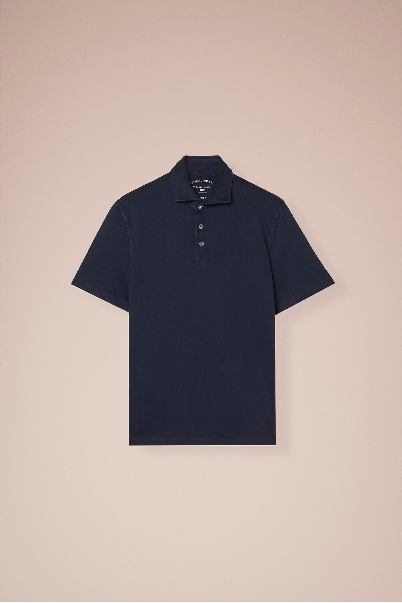 Zero Organic Cotton Short Sleeve Polo Shirt in iconic colors - WHITE