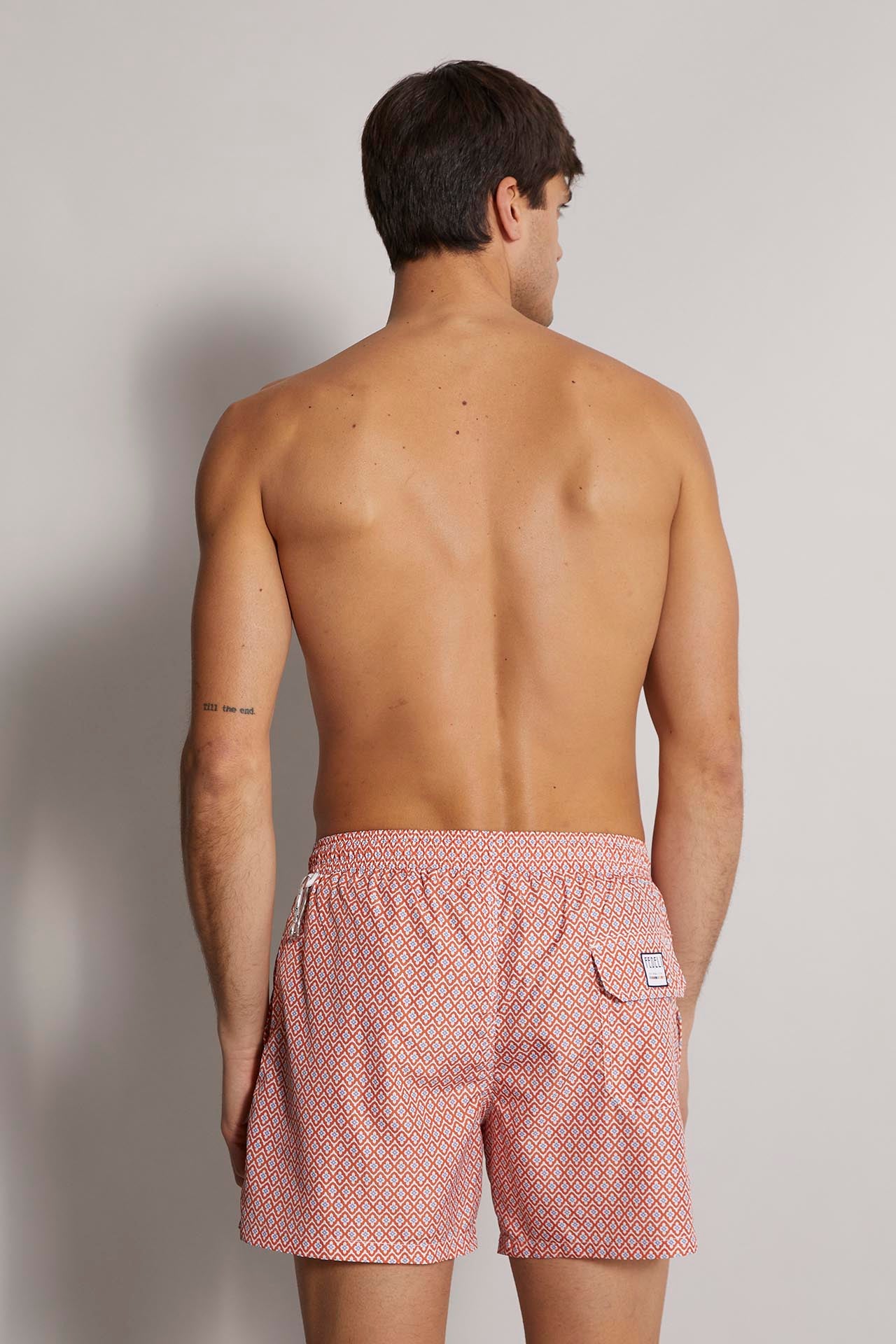 Madeira - the sustainable swim trunk - gentleman pattern