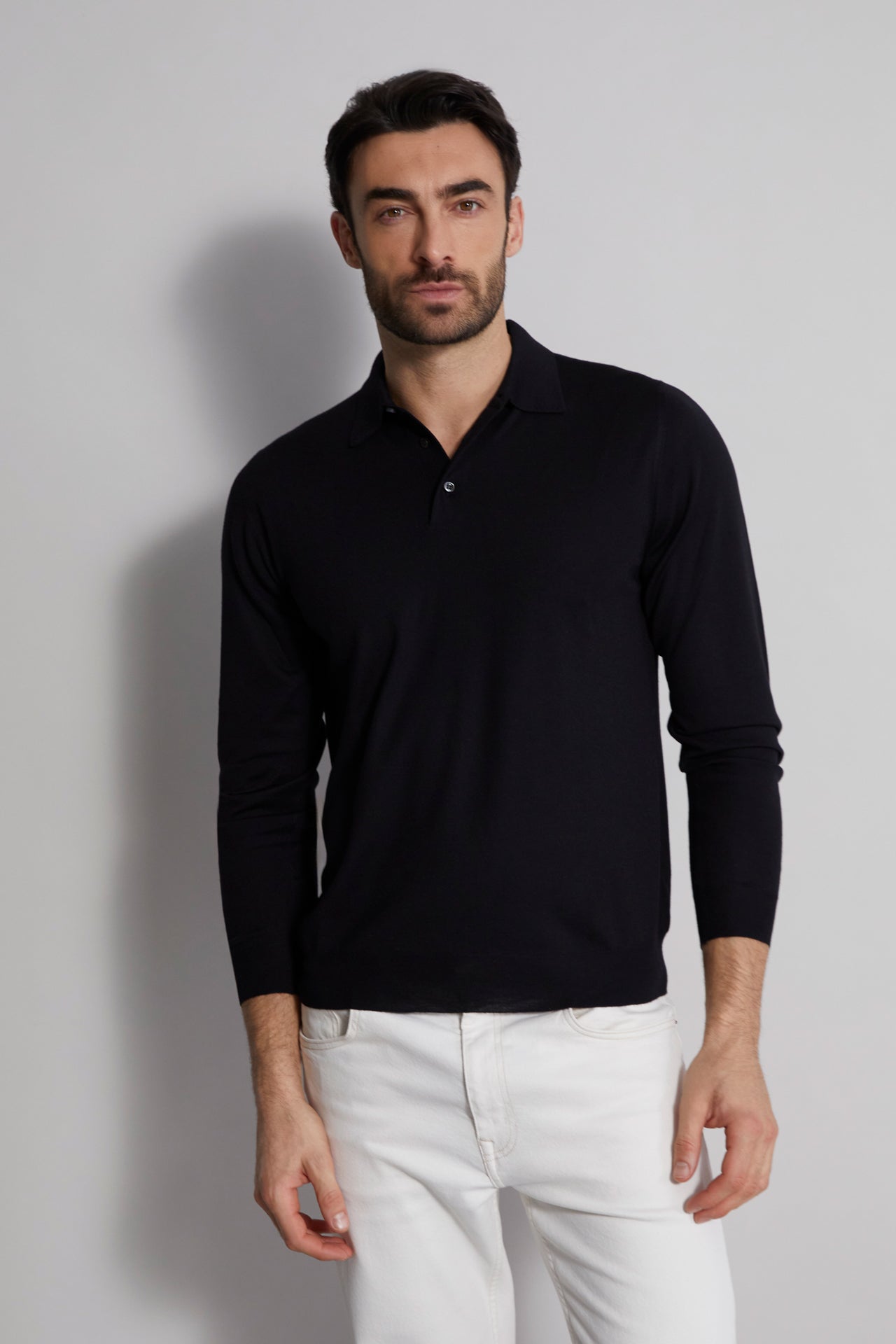 Sportman Wool 140 knitted polo in iconic colors