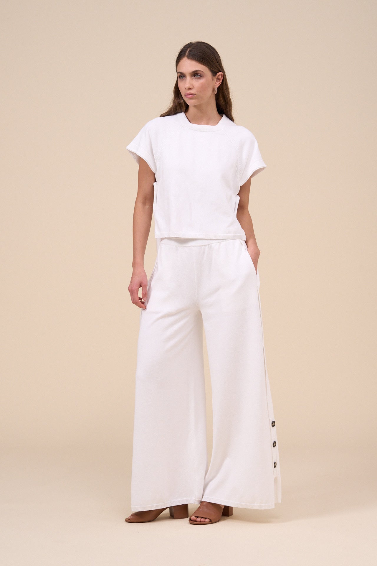 Freya T-shirt in maglia di cotone