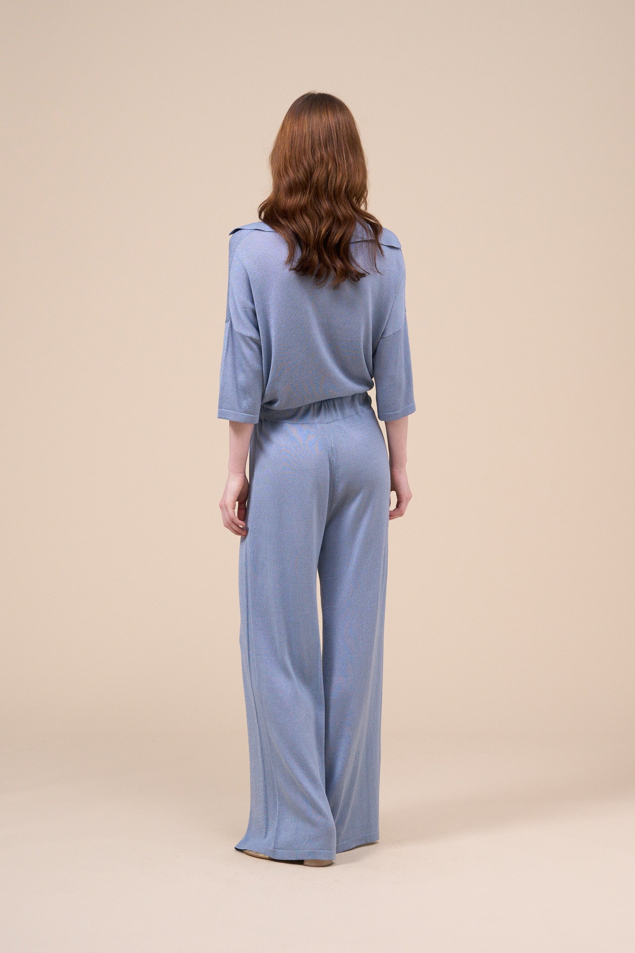Esperide Lunar pantaloni in blend di cotone