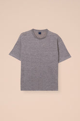 Extra T-shirt a maniche corte in lino a righe