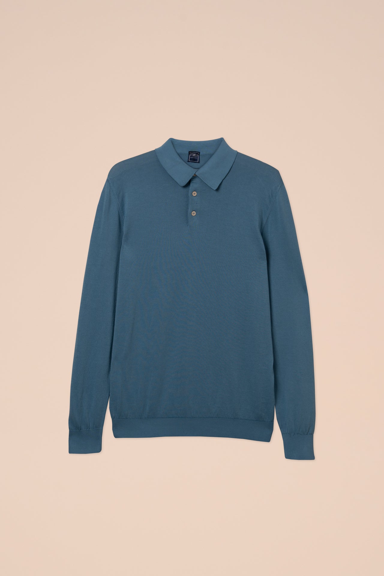 Tシャツ・カットソー FEDELI Men Polo Shirts 8UED5910 907 BLUE FEDELI Men's Polo Shirts | YOOX