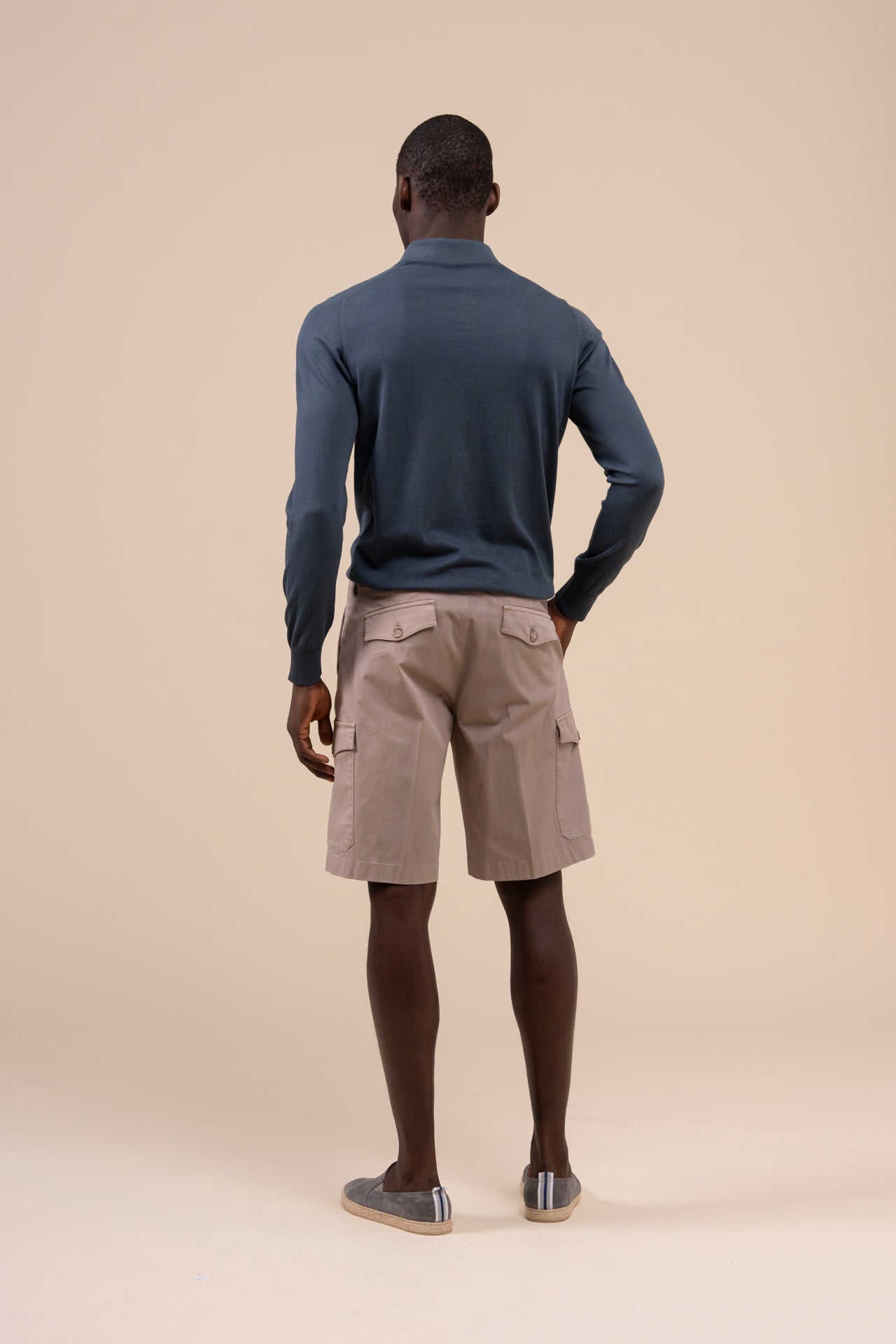 Bermuda cargo in cotone flex