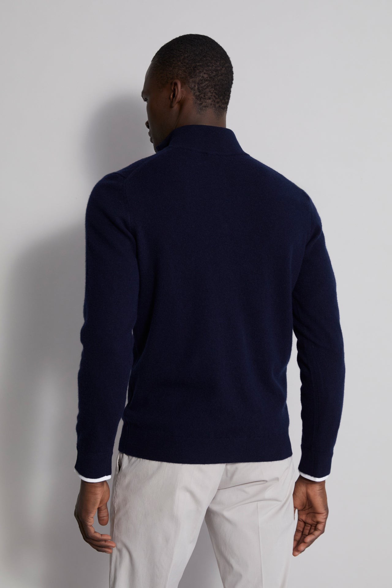 Favonio half-zipped cashmere sweater in iconic colors