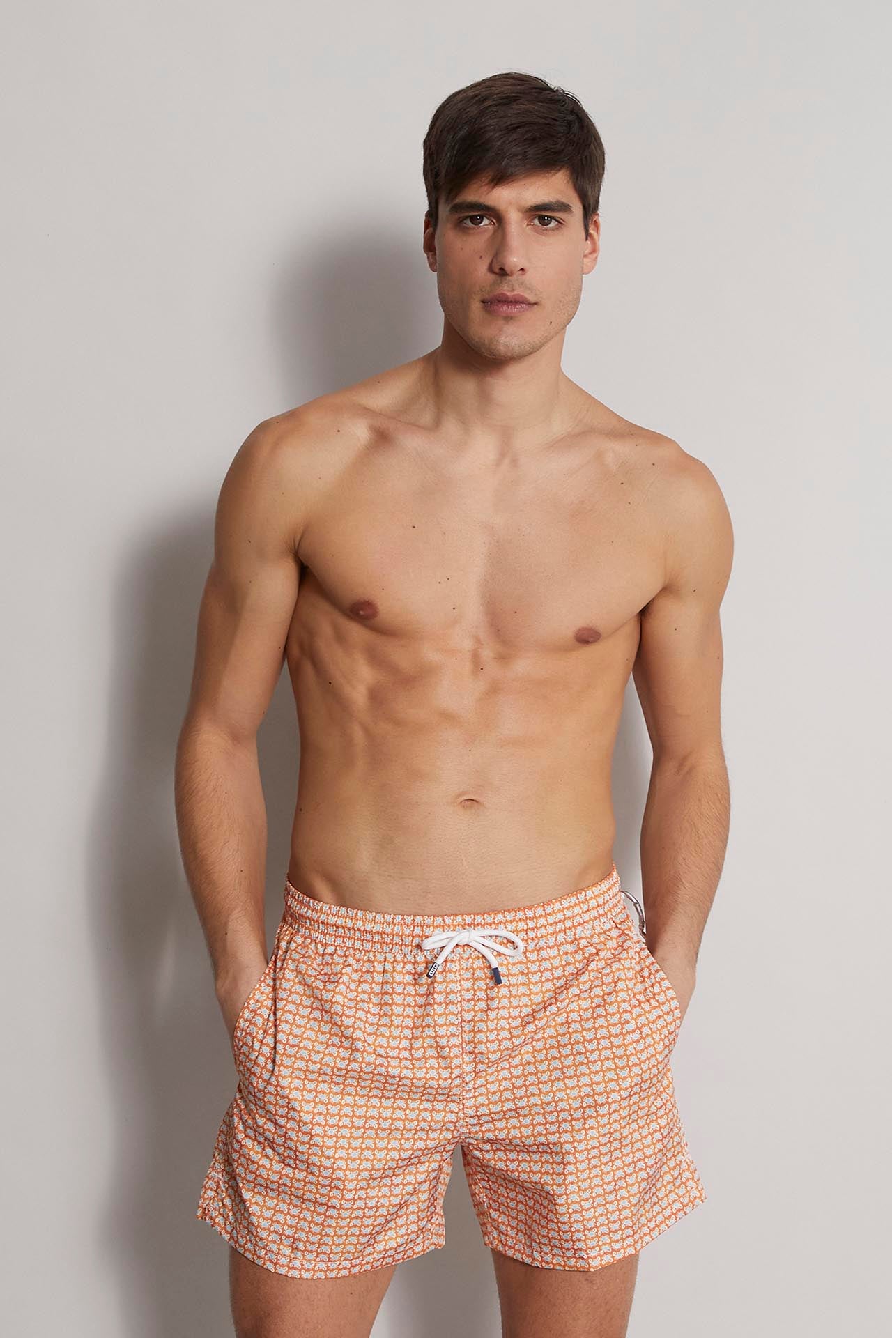 Madeira - the sustainable swim trunk - crab pattern