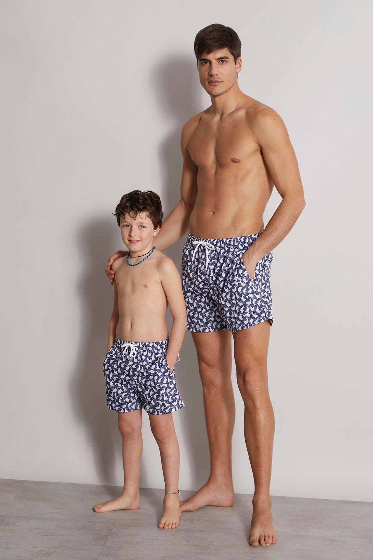 Madeira Kid printed swim trunk - 2-4 yrs - foca pattern